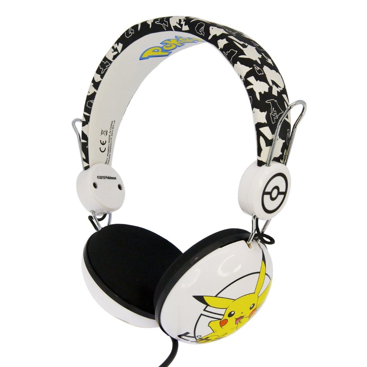 Pokemon Japanese Pikachu Headphones - childrensheadphones.co.uk