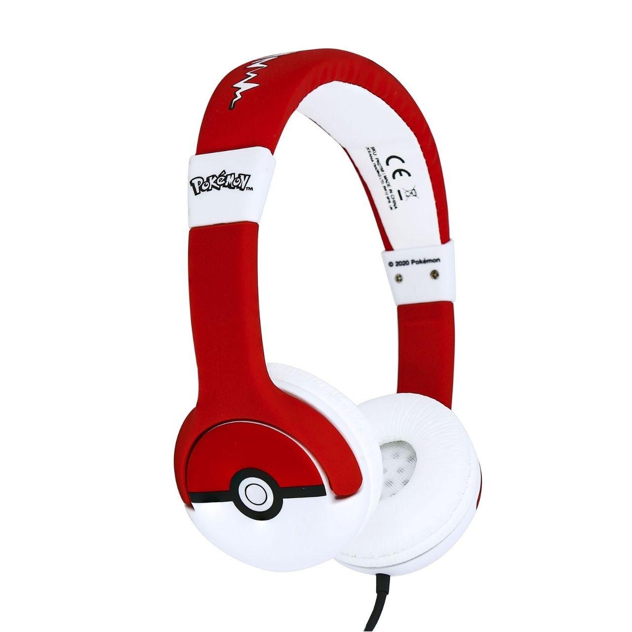 Pokemon Pokeball Kids Headphones - childrensheadphones.co.uk