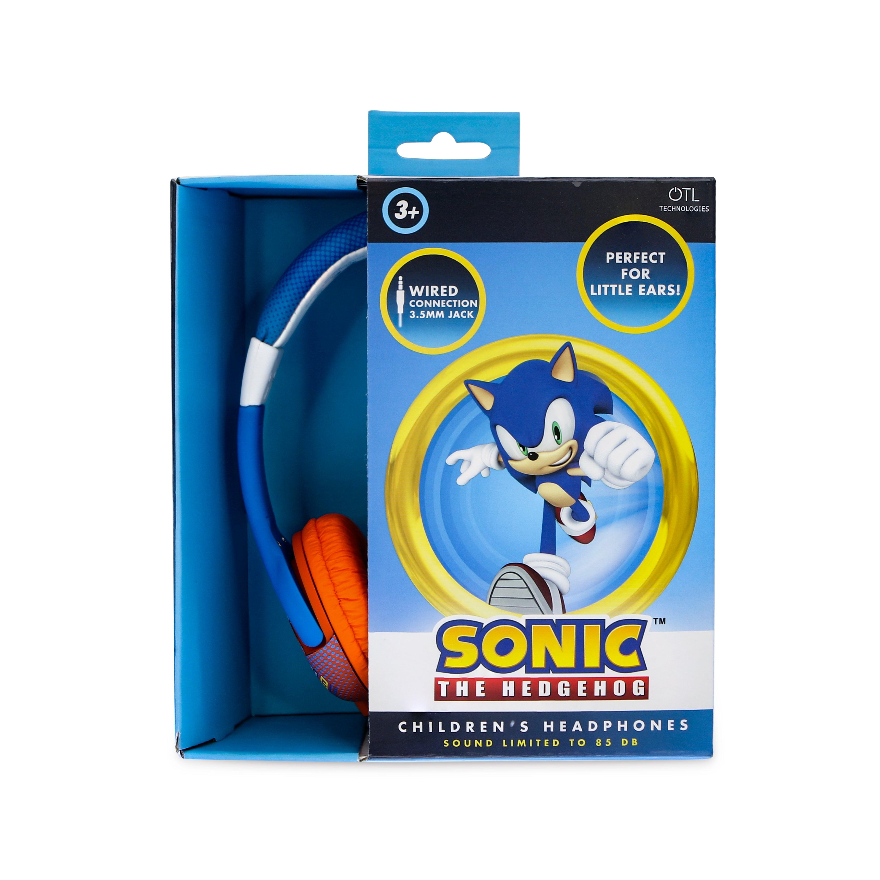 SEGA Sonic The Hedgehog Kids Headphones - childrensheadphones.co.uk