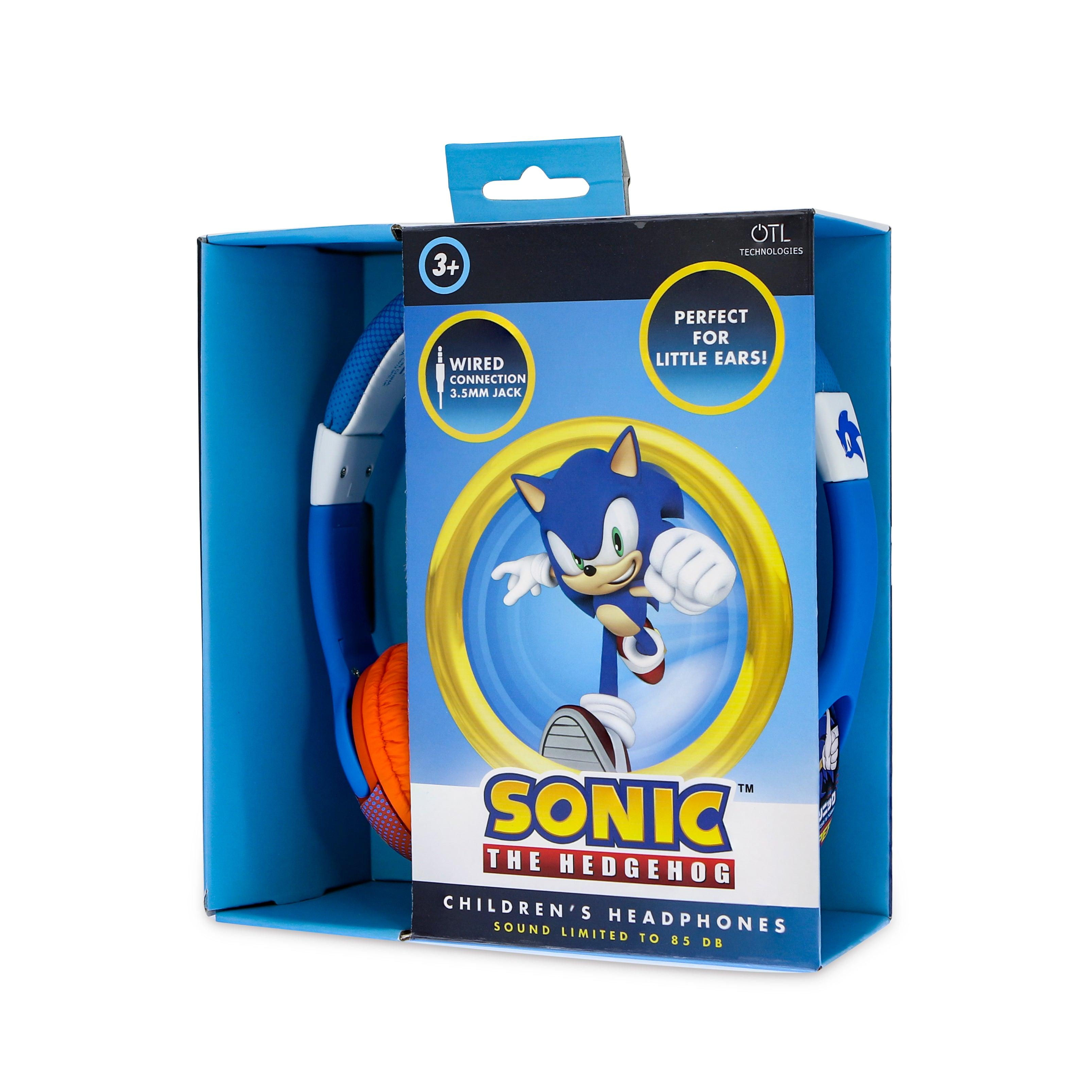 SEGA Sonic The Hedgehog Kids Headphones - childrensheadphones.co.uk