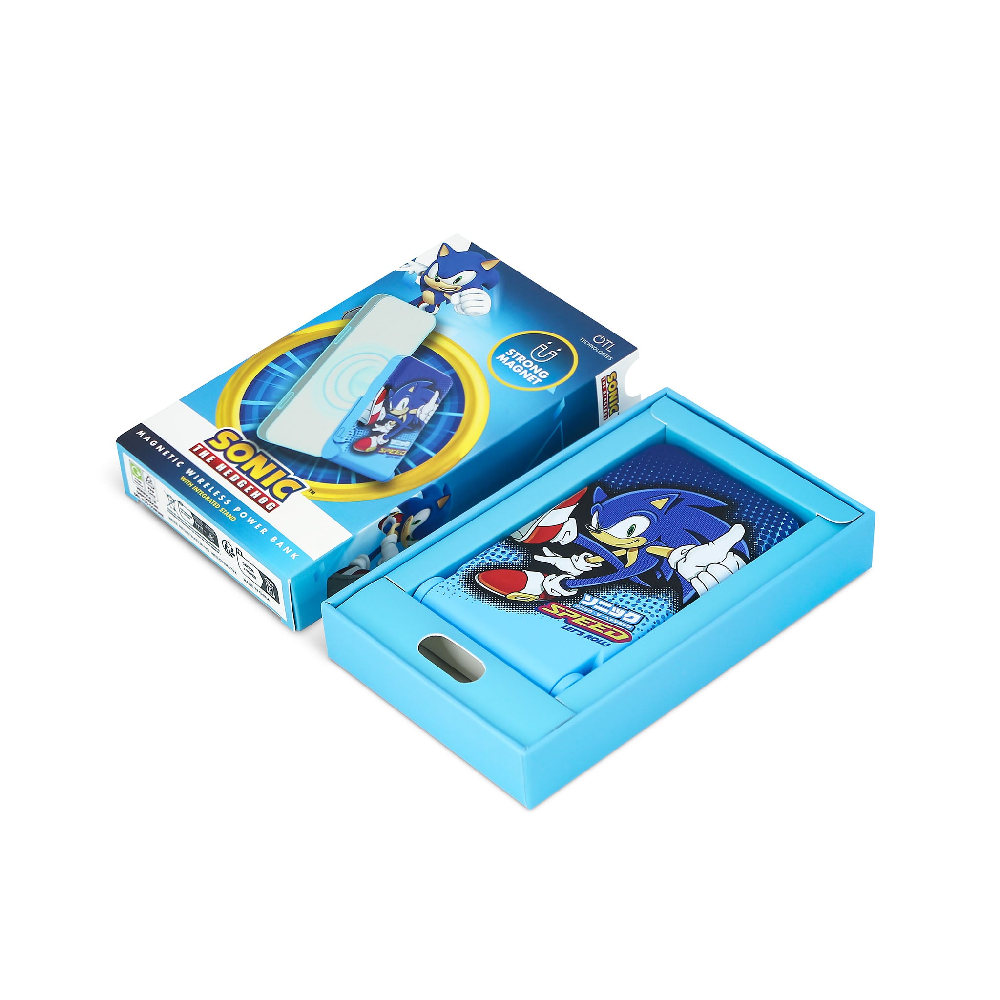 Sonic the Hedgehog Magnetic Wireless Power bank