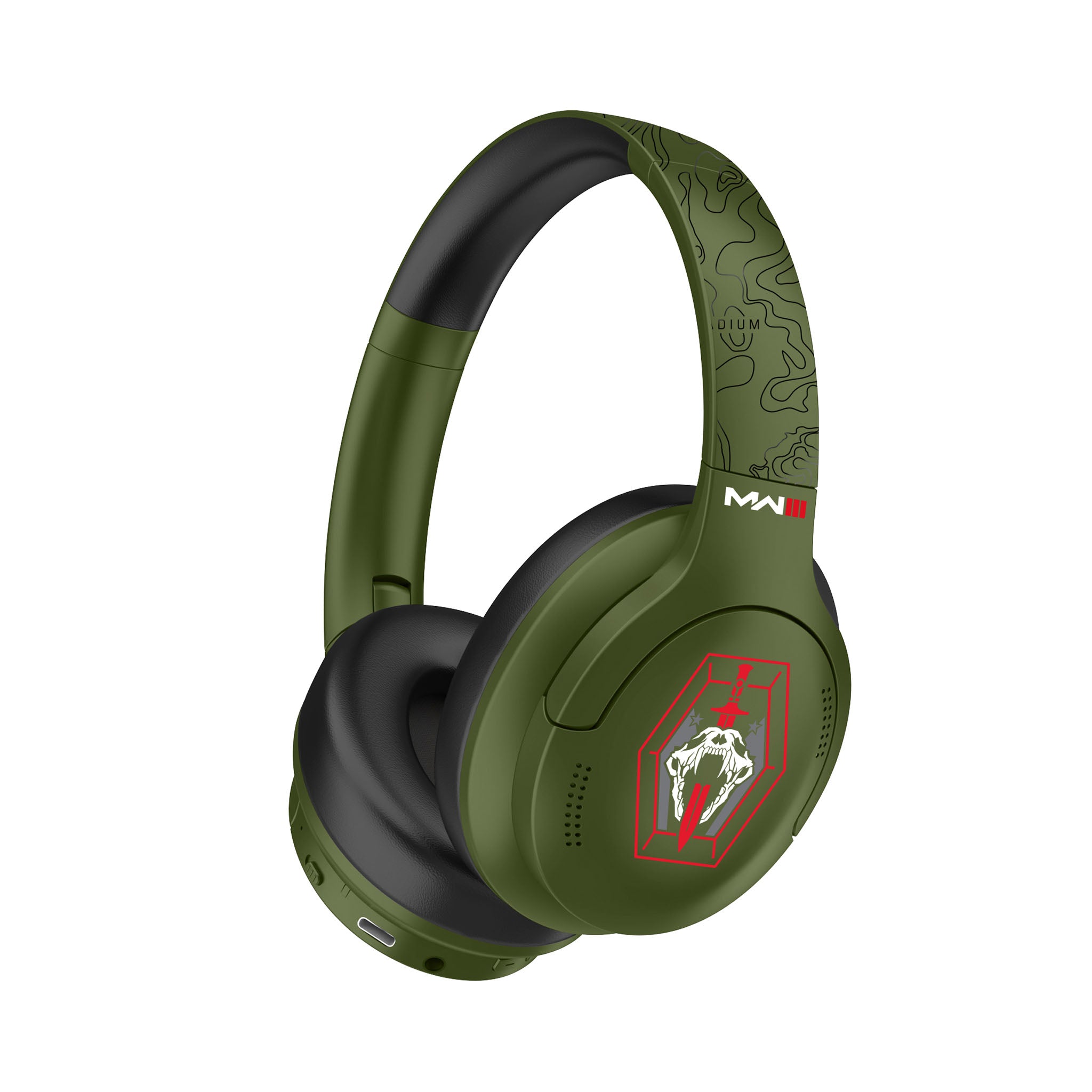 Call of Duty MW3 ANC Wireless headphones Olive snake