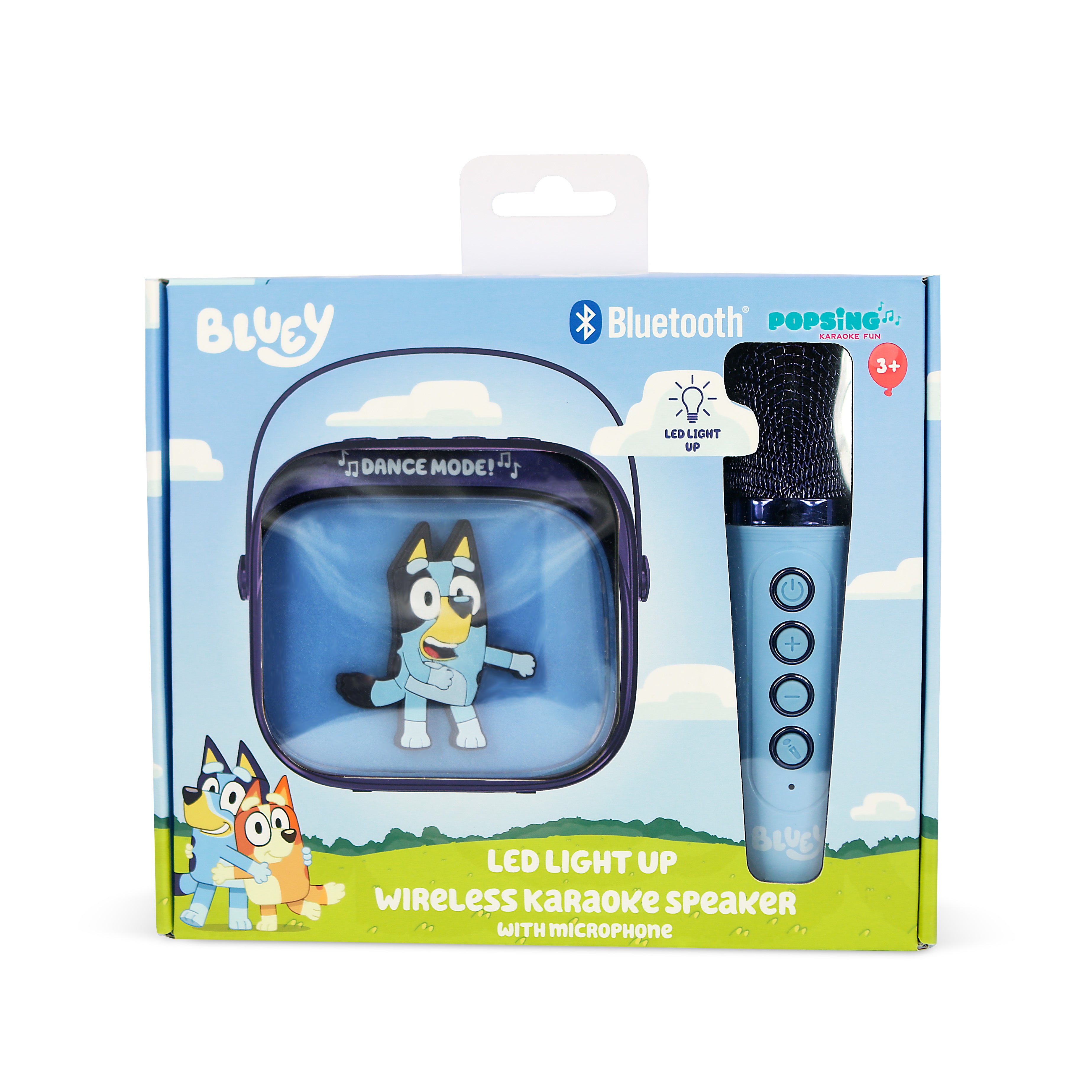 Bluey PopSing LED Light-Up Wireless Karaoke Speaker & Microphone