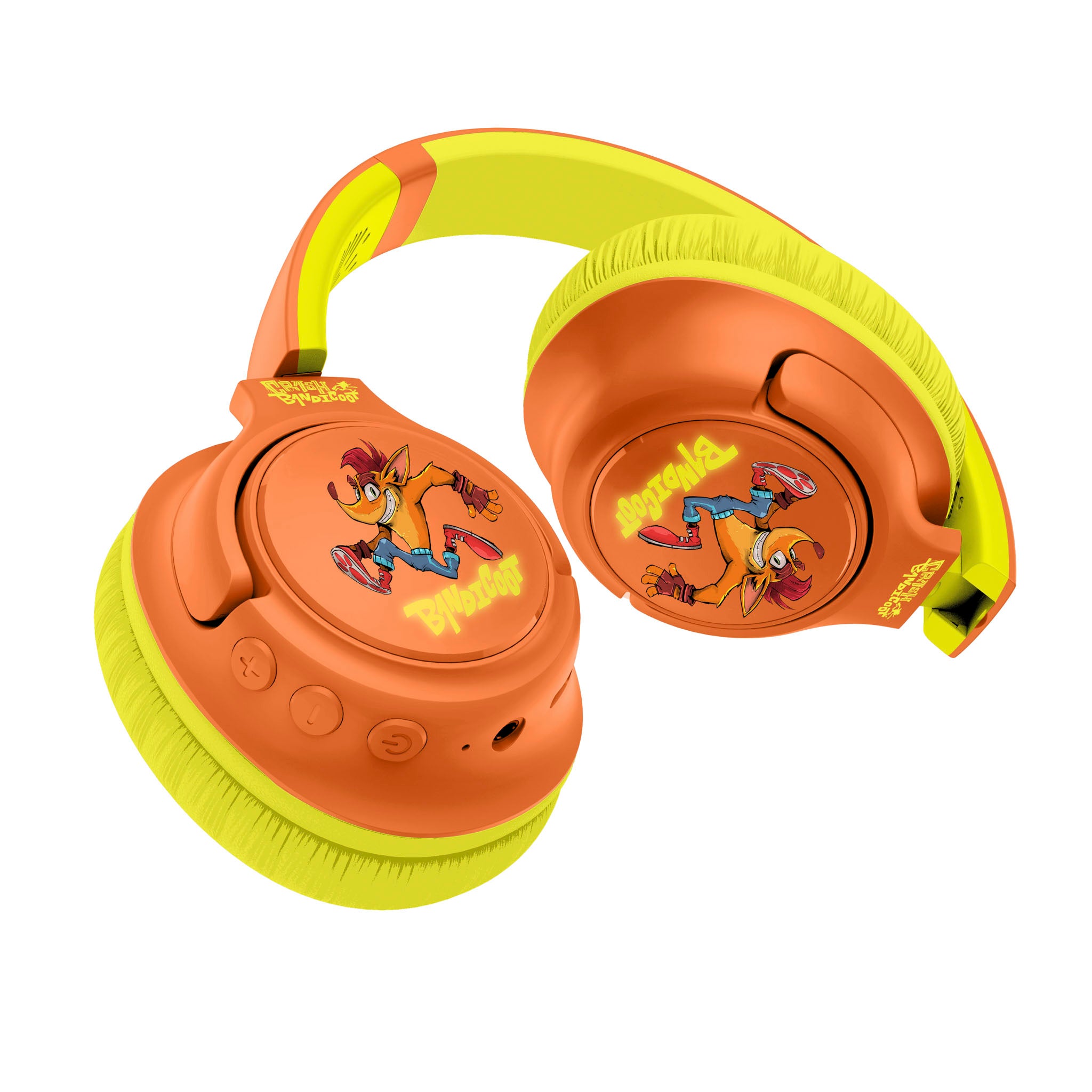 Crash Bandicoot LED Light Up Wireless Headphones