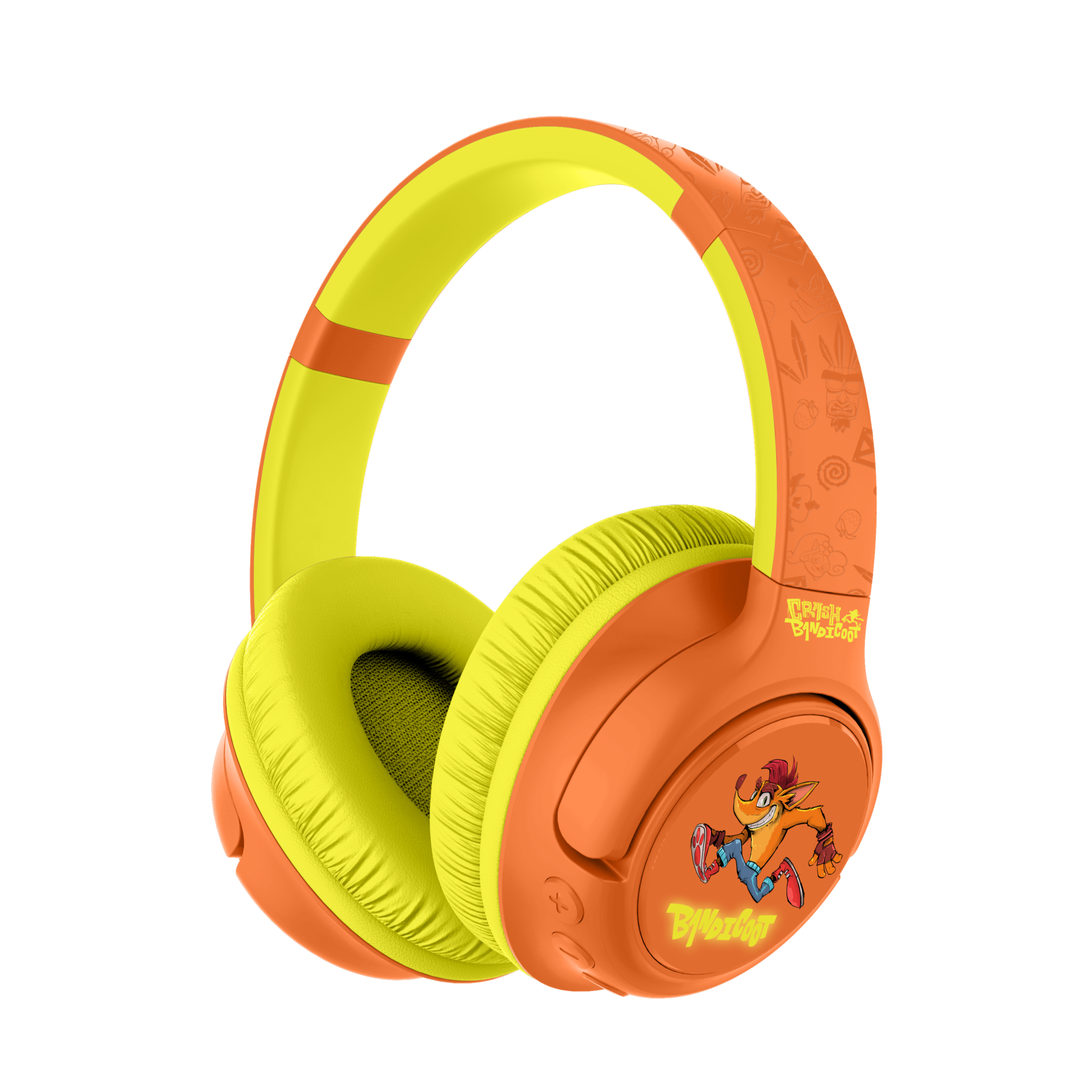 Crash Bandicoot LED Light Up Wireless Headphones
