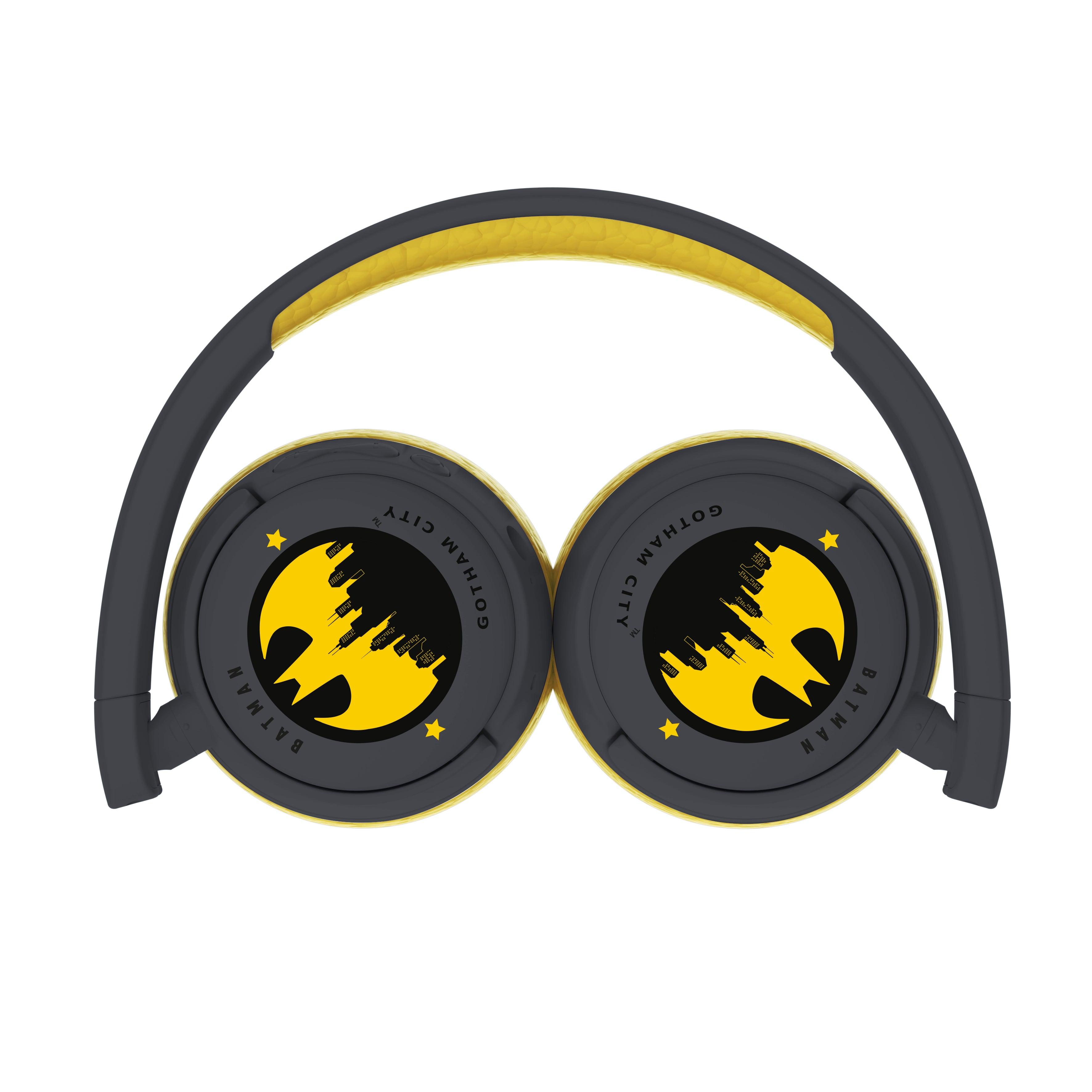 Batman Kids Wireless Headphones - Grey - childrensheadphones.co.uk