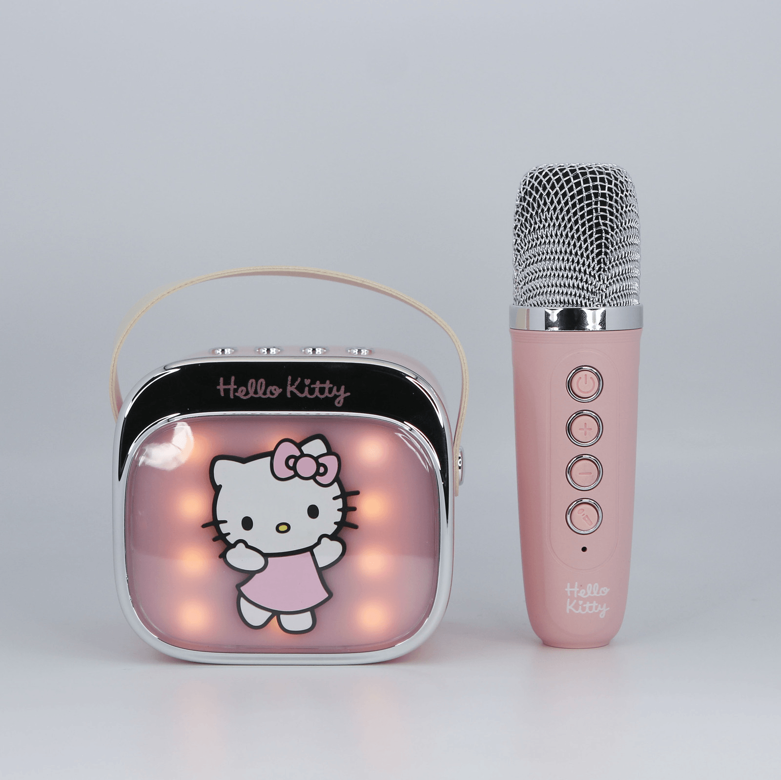 Hello Kitty PopSing LED Light-Up Wireless Karaoke Speaker & Microphone