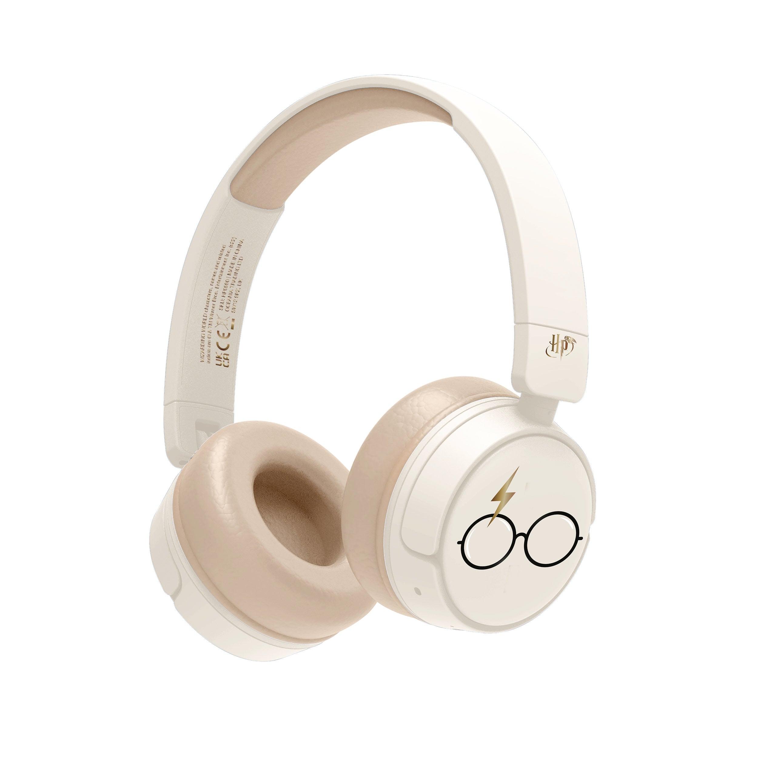 Harry Potter Kids Wireless Headphones - Cream - childrensheadphones.co.uk