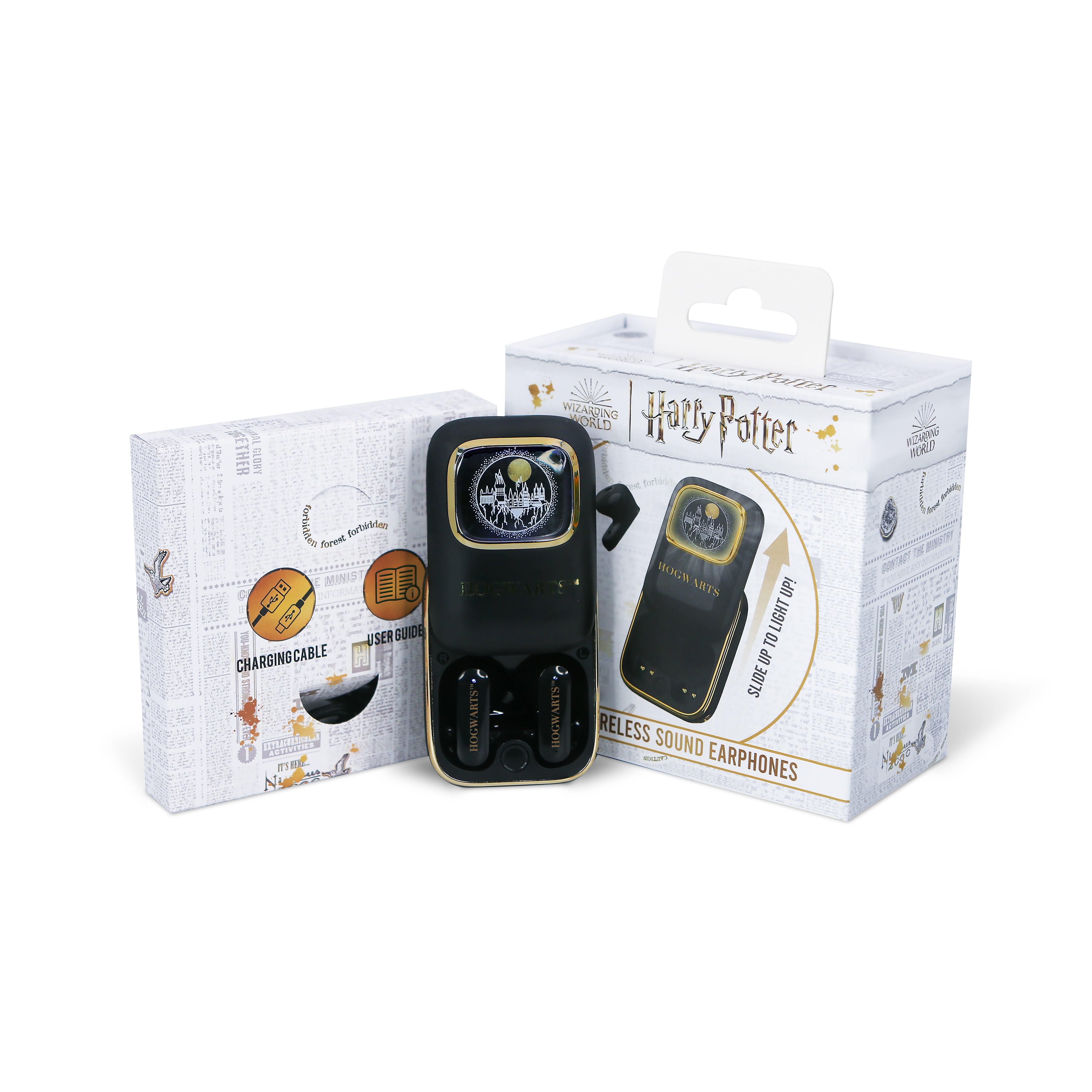 Harry Potter Hogwarts TWS Slide Earphones