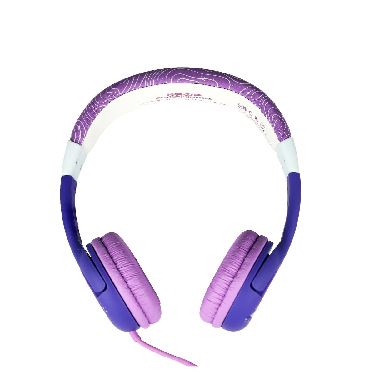 KPop Demon Hunters HUNTR/X Junior Kids Wired Headphones – Purple
