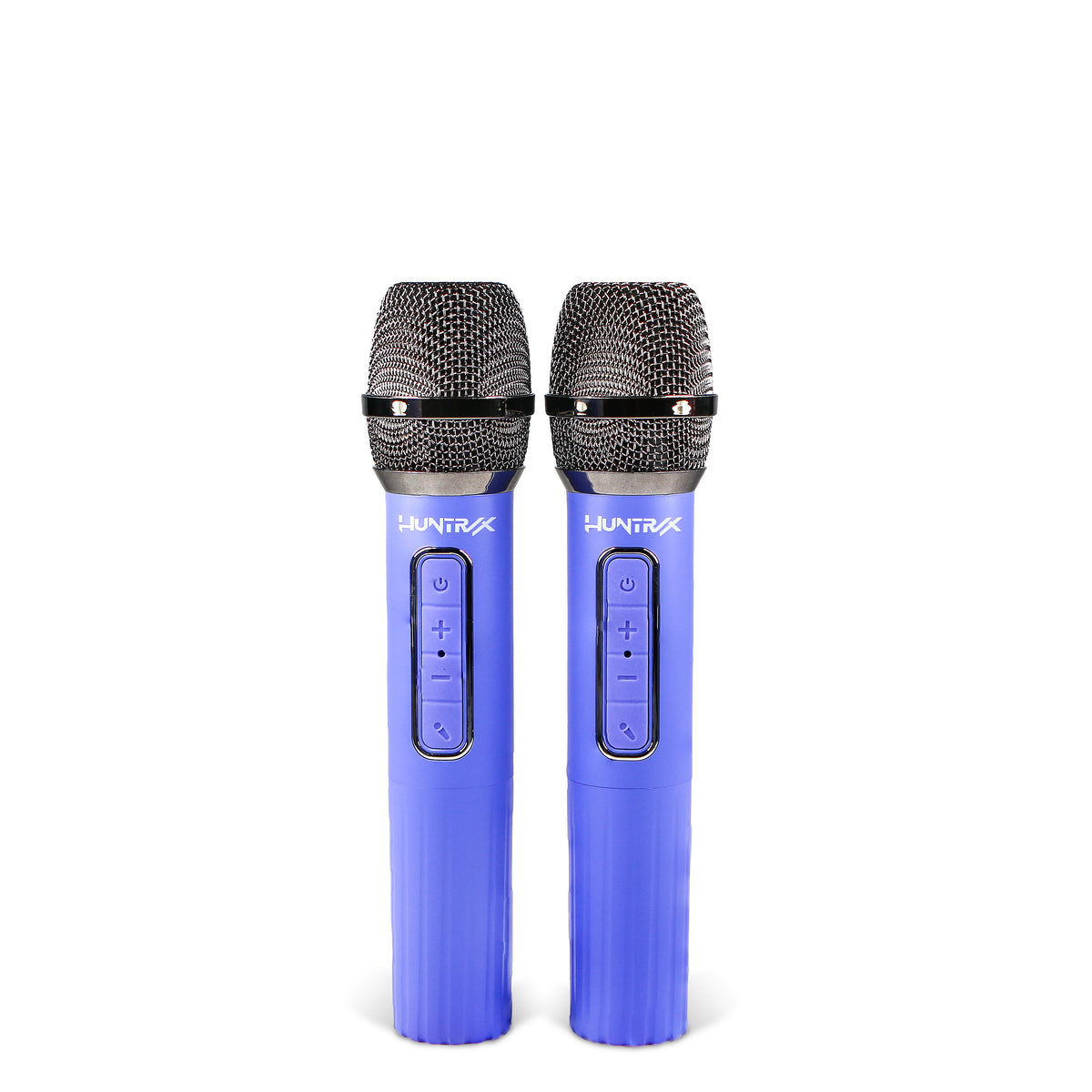KPop Demon Hunters HUNTR/X PopSing Party Karaoke Set with 2 Wireless Microphones – Purple