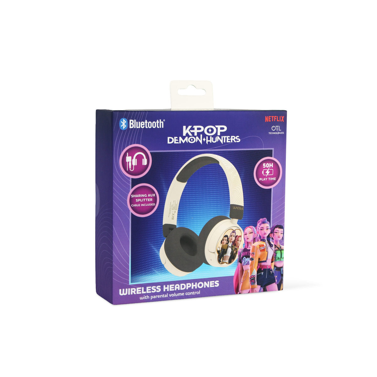 K-Pop Demon Hunters Golden Kids Wireless Headphones