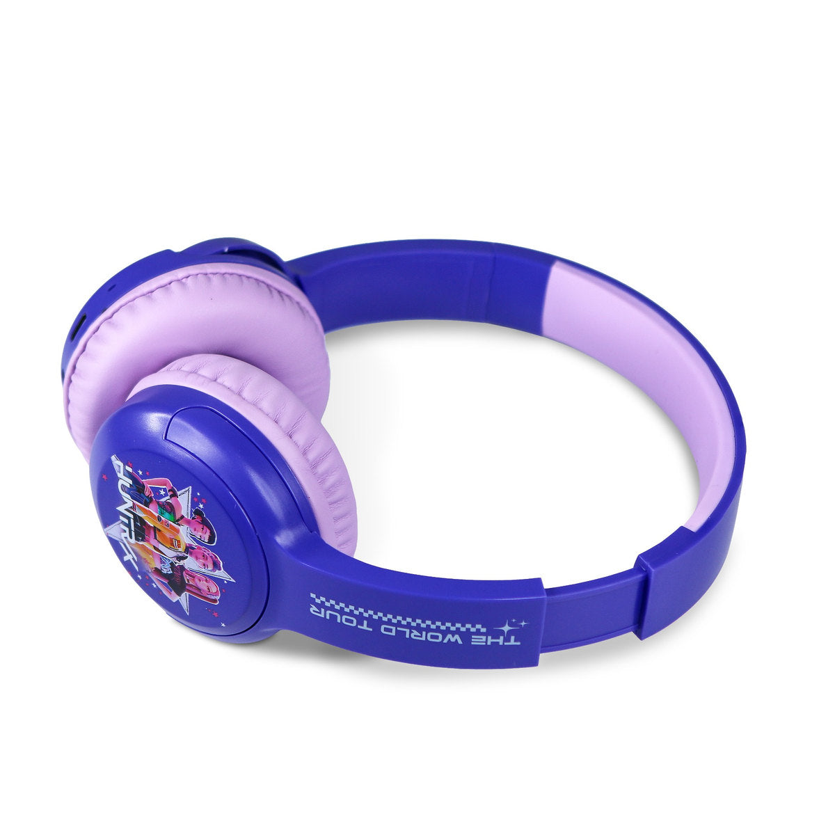 KPop Demon Hunters HUNTR/X Core Kids Wireless Bluetooth Headphones – Purple
