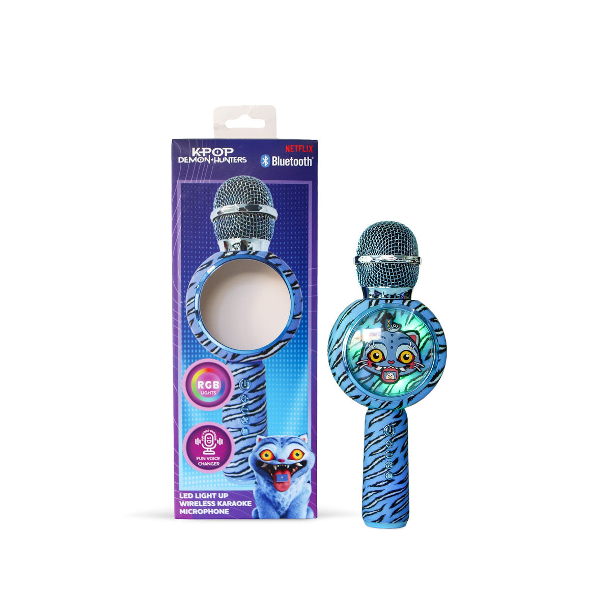 K-Pop Demon Hunters Derpy PopSing LED Light Up Wireless Karaoke Microphone