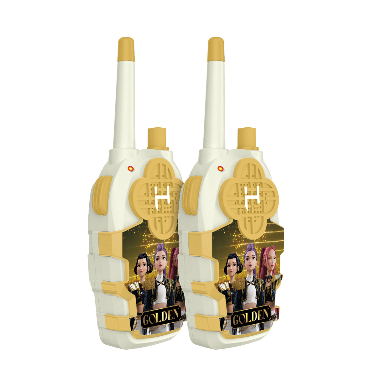 KPop Demon Hunters Golden Cream & Gold Walkie Talkie Set