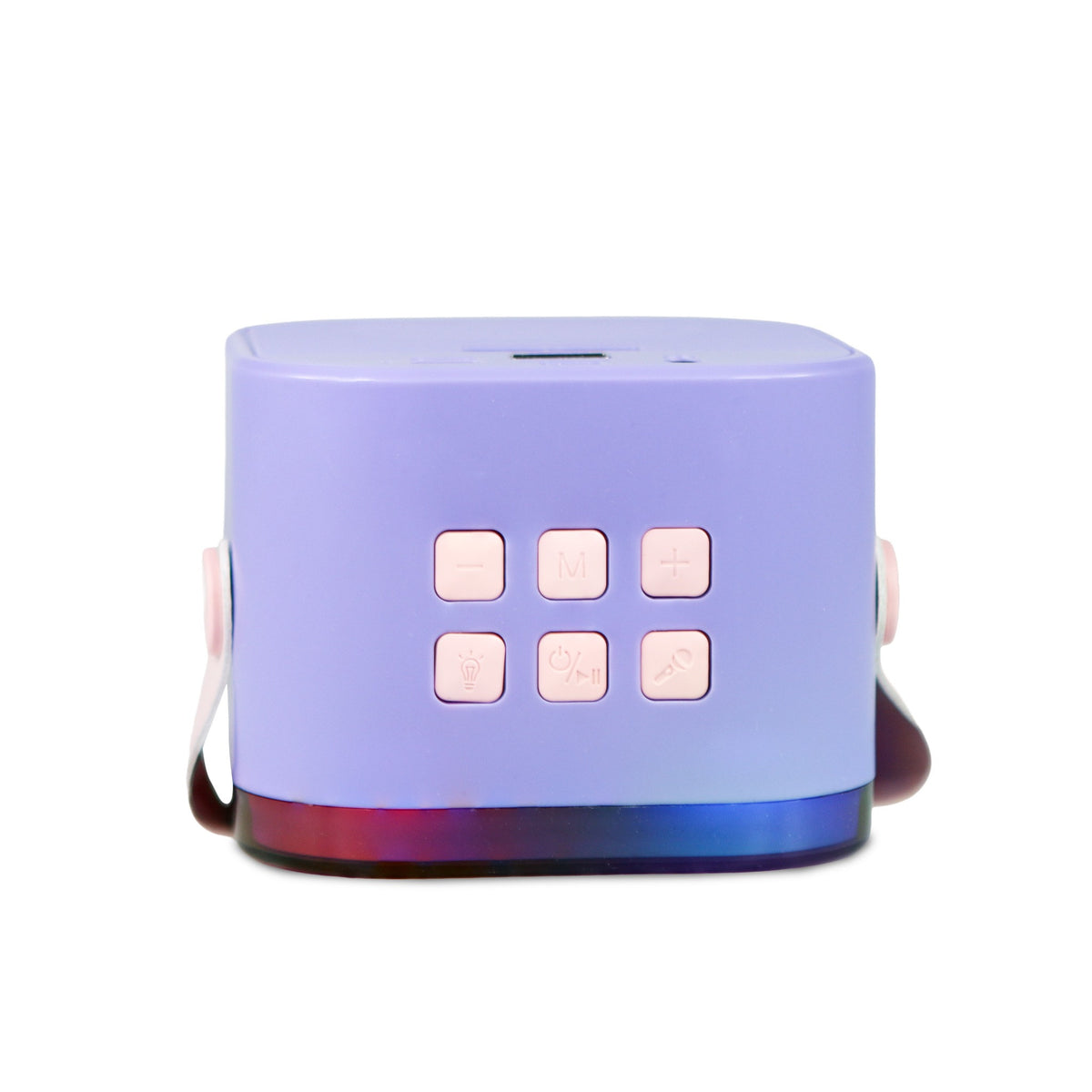 KPop Demon Hunters HUNTR/X LED Wireless Karaoke Speaker Set with 1 Microphone – Purple