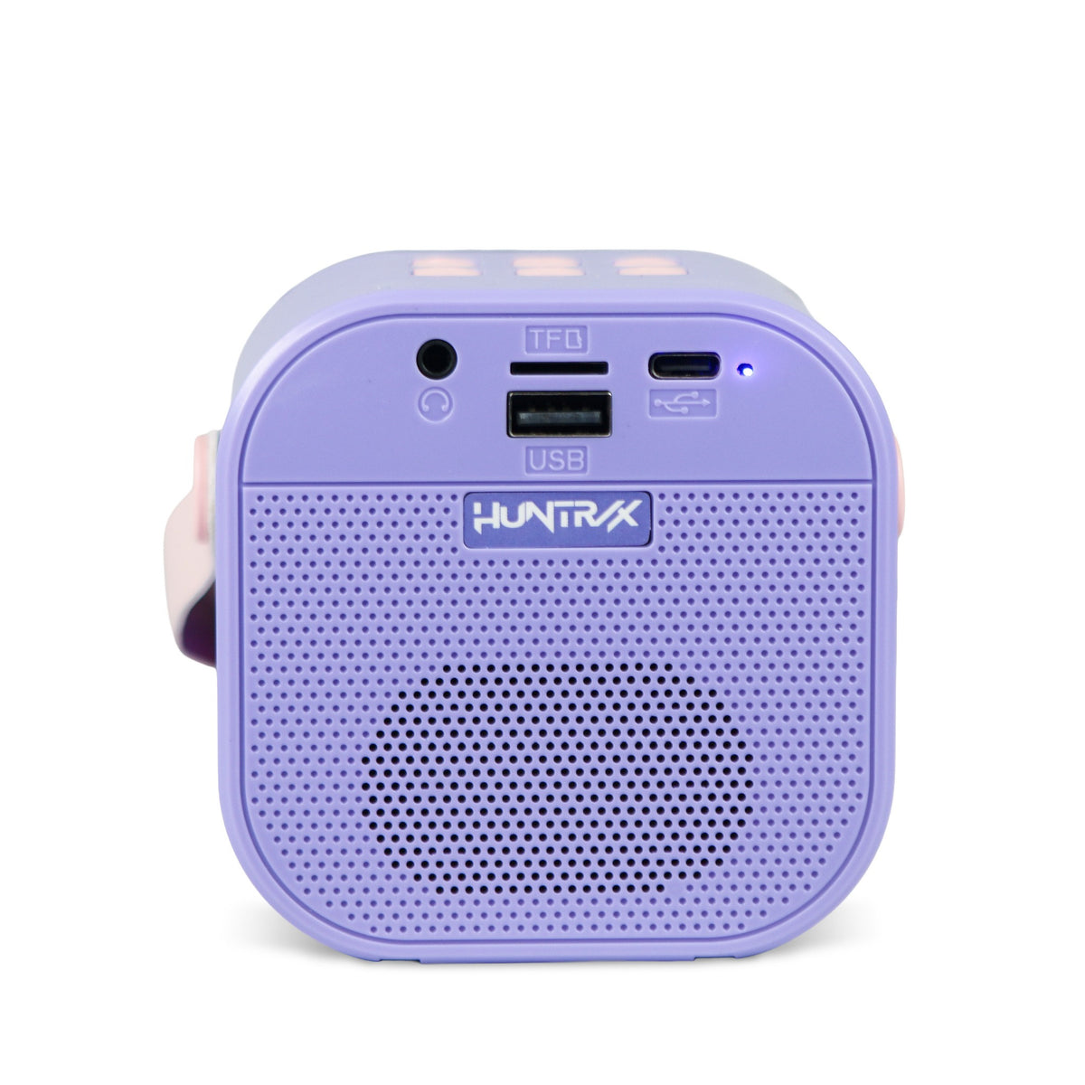 KPop Demon Hunters HUNTR/X LED Wireless Karaoke Speaker Set with 1 Microphone – Purple
