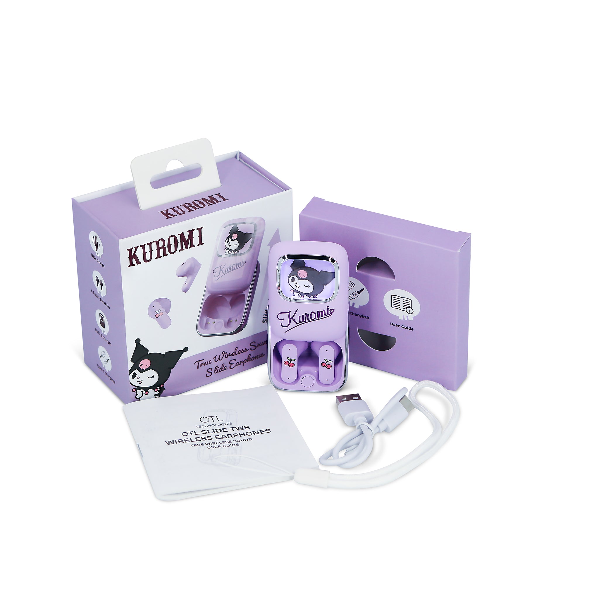 Kuromi TWS Slide Earphones