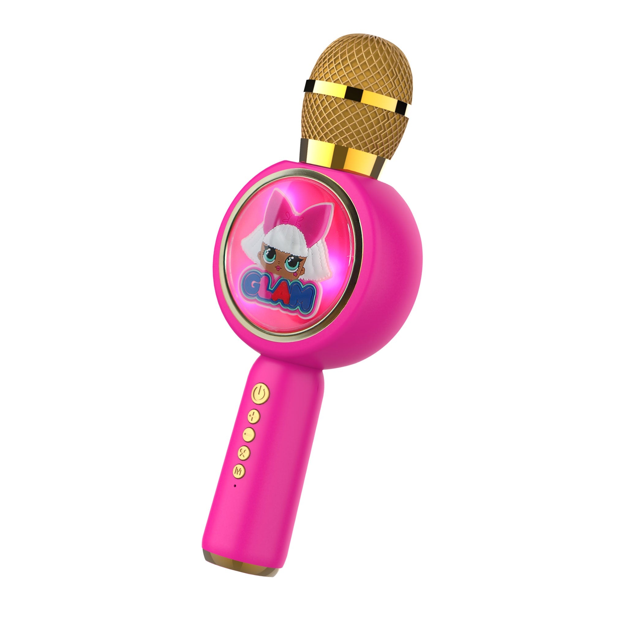 LOL Surprise! GLAM! PopSing LED Light Up Wireless Karaoke Microphone