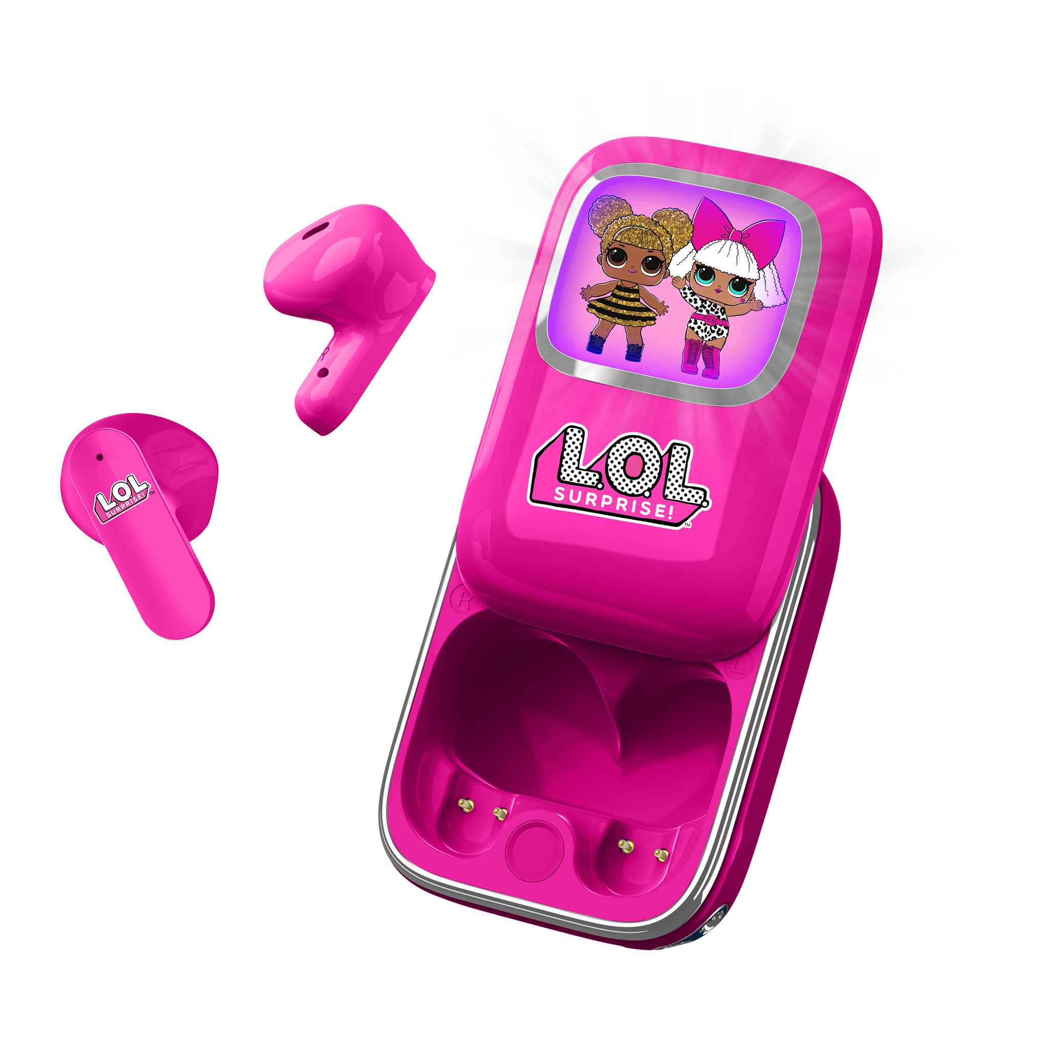 L.O.L. Surprise! Slide TWS Earphones - Hot pink