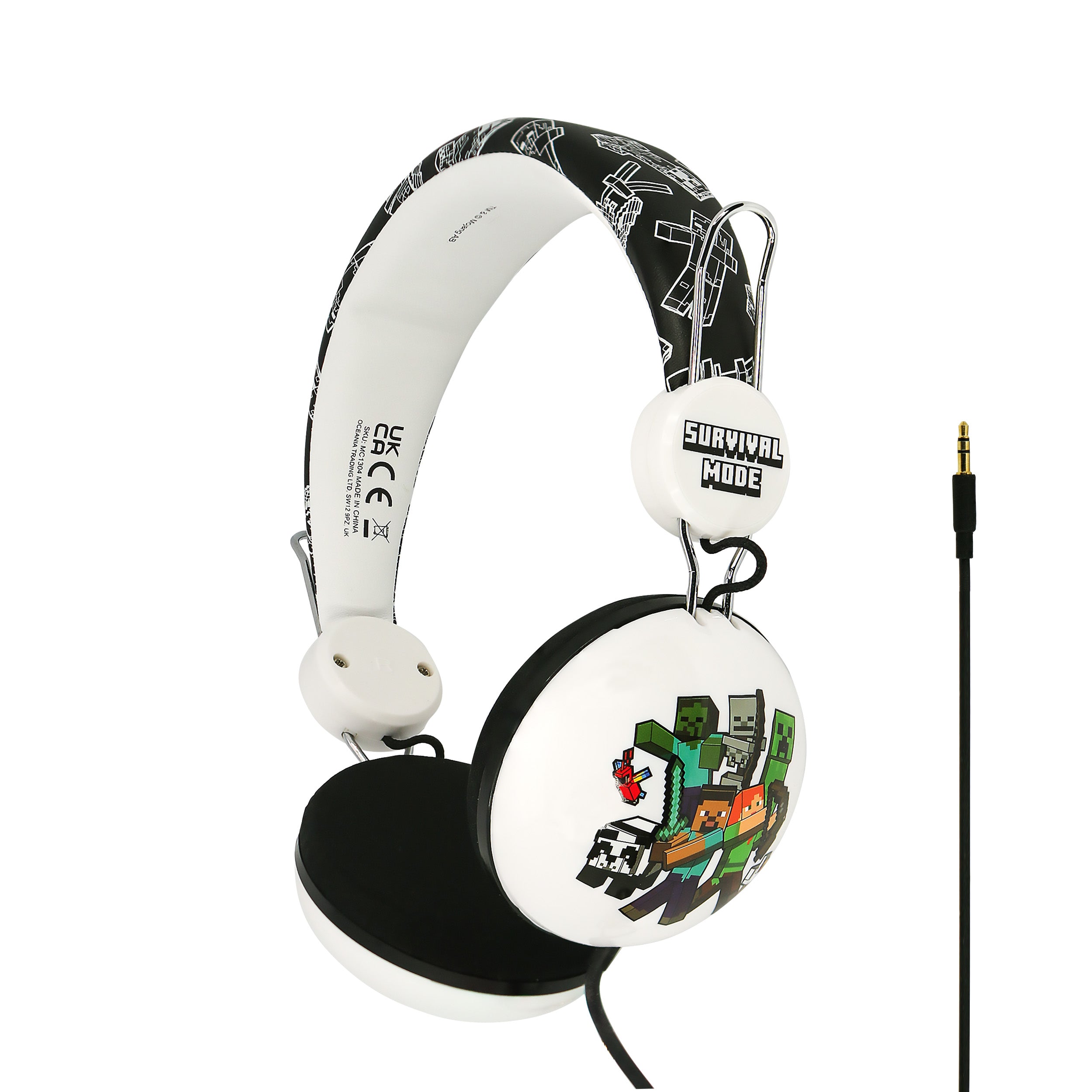 Minecraft Teen Wired Headphones