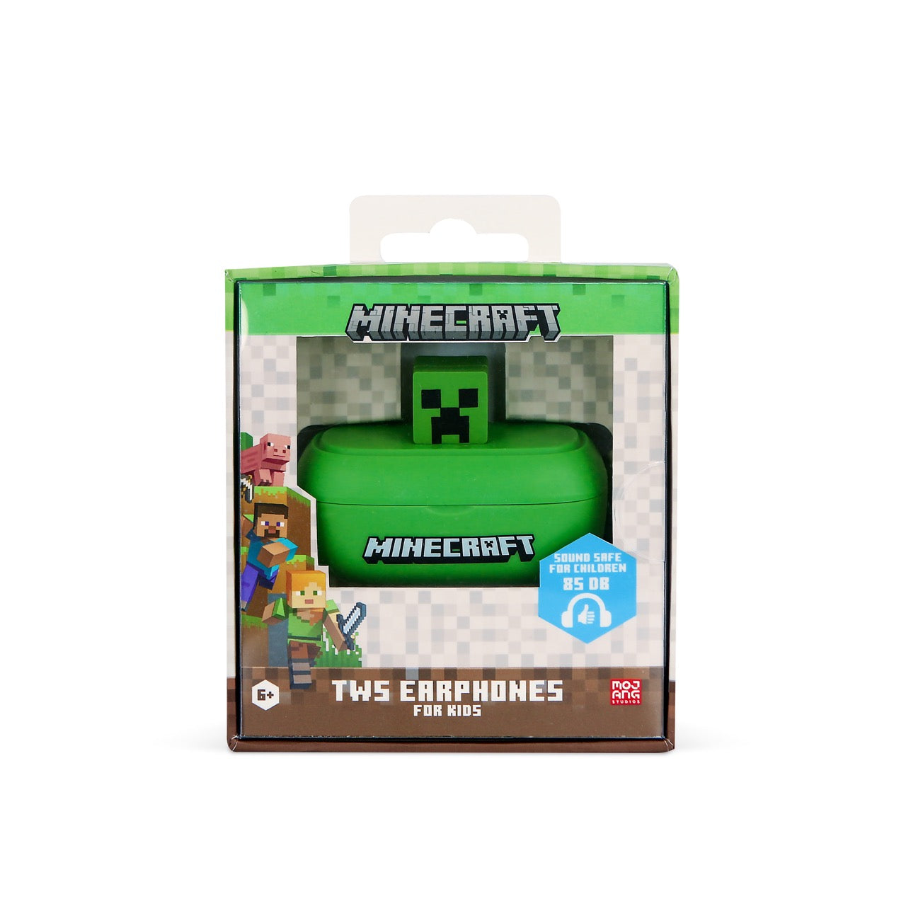 Minecraft Creeper 3D Character Collectible TWS Earphones for Kids