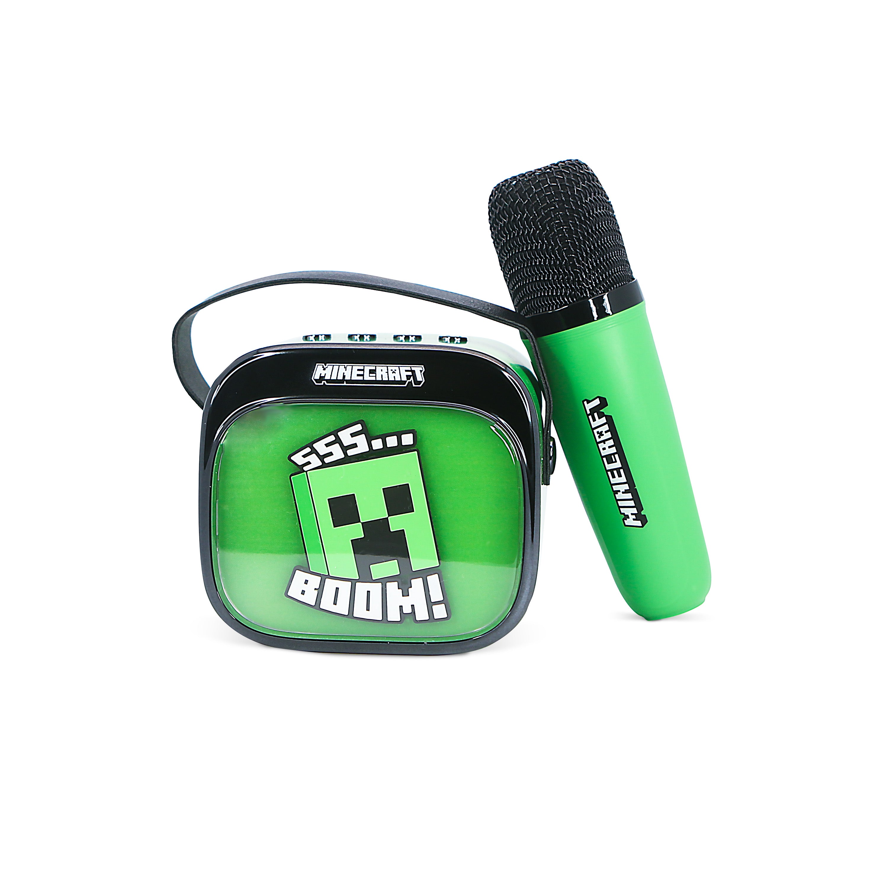 Minecraft PopSing LED Light-Up Wireless Karaoke Speaker & Microphone