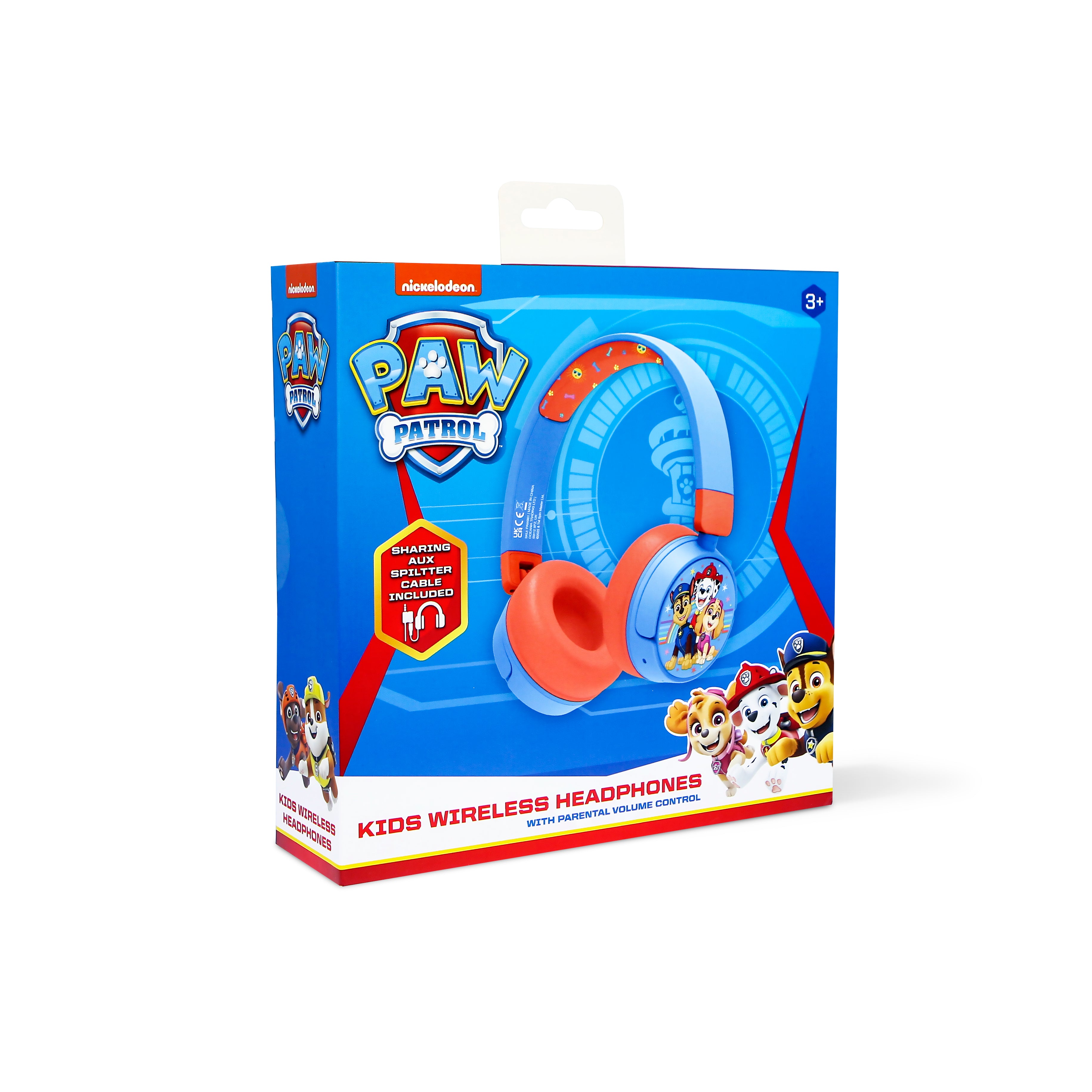 Paw Patrol Chase Kids Wireless Headphones HP0997 - Blue