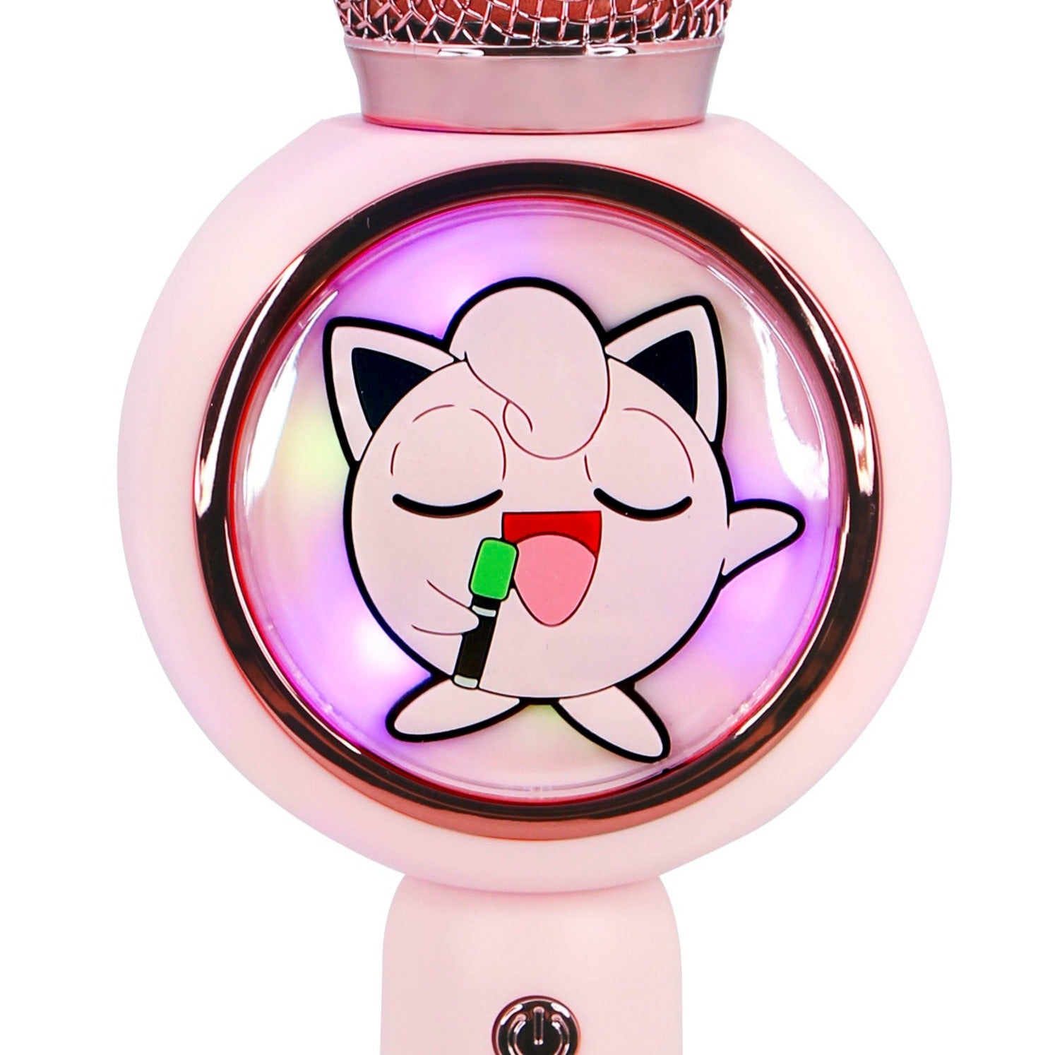 Pokémon Jigglypuff PopSing LED Light Up Wireless Karaoke Microphone