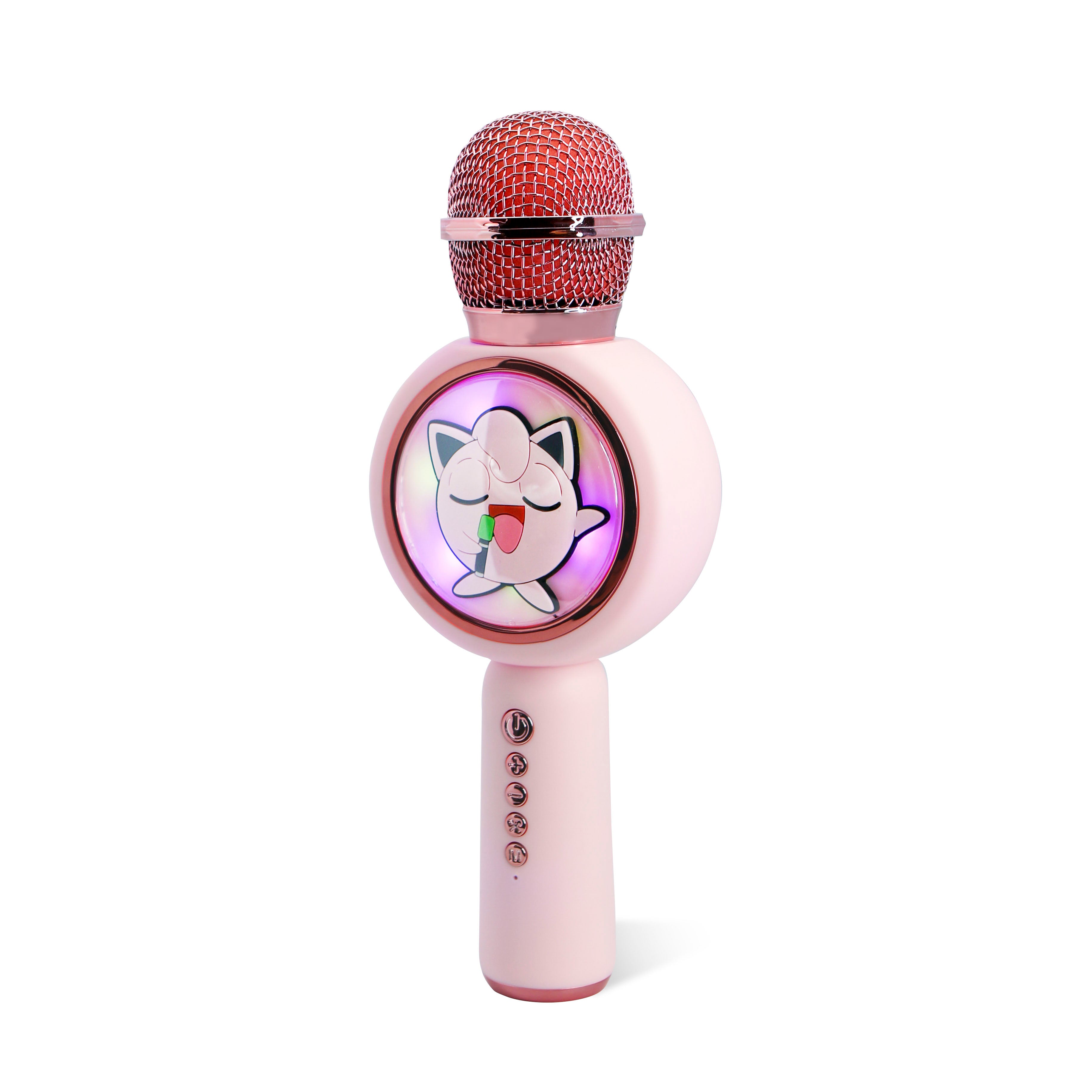 Pokémon Jigglypuff PopSing LED Light Up Wireless Karaoke Microphone