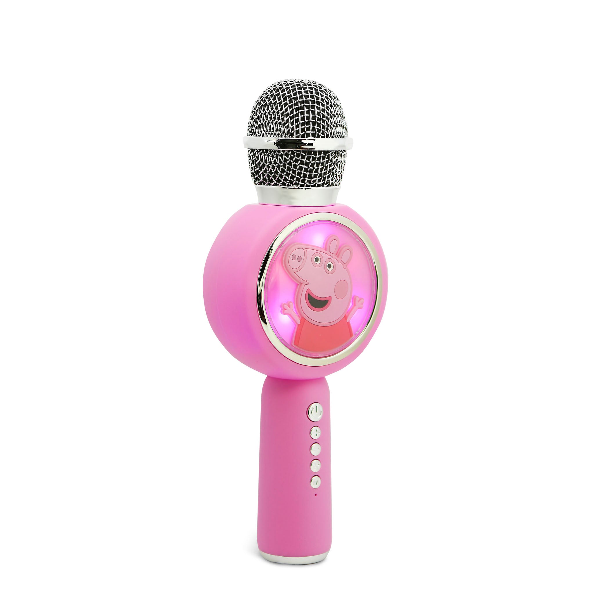 Peppa Pig PopSing LED Karaoke Microphone Pink