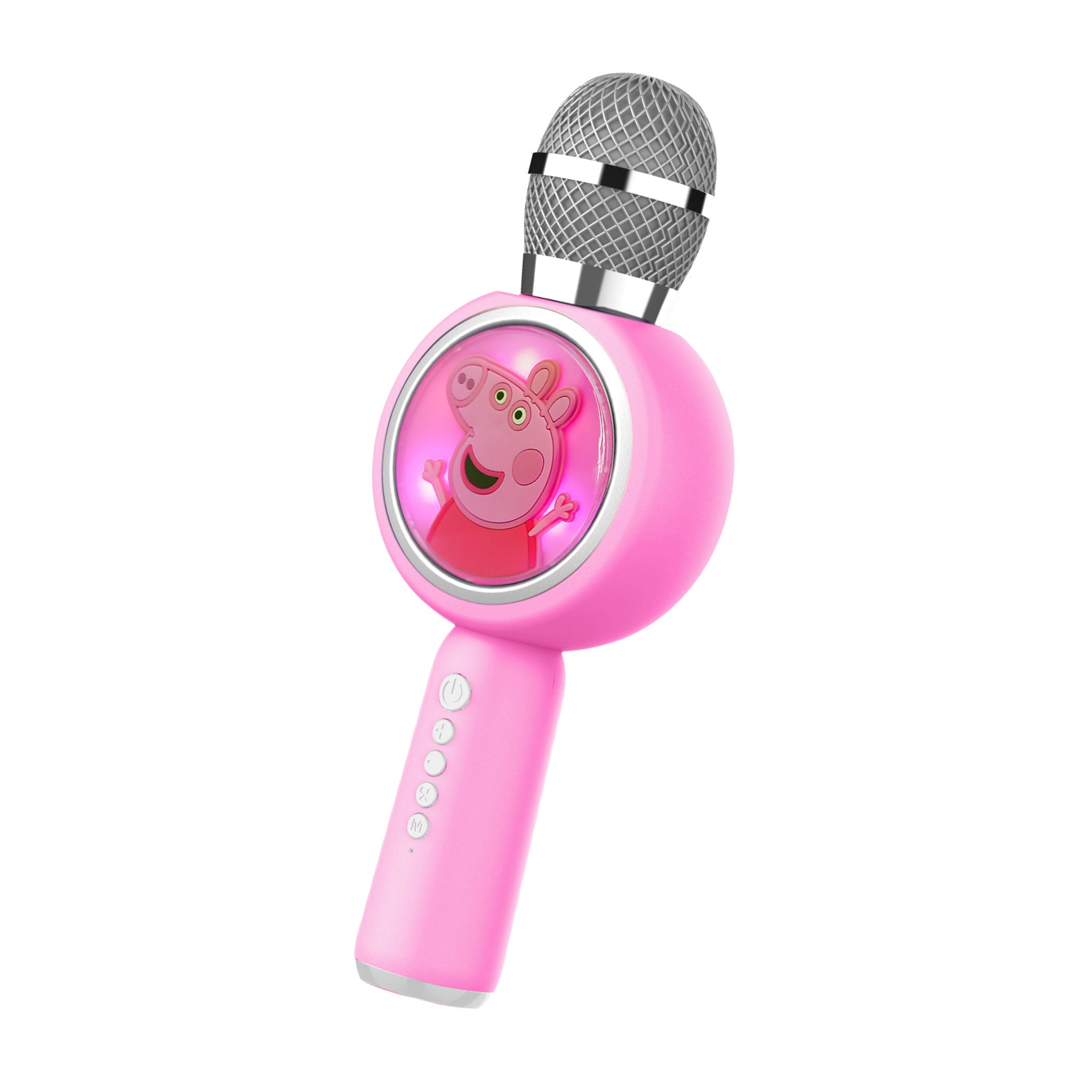 Peppa Pig PopSing LED Light Up Wireless Karaoke Microphone