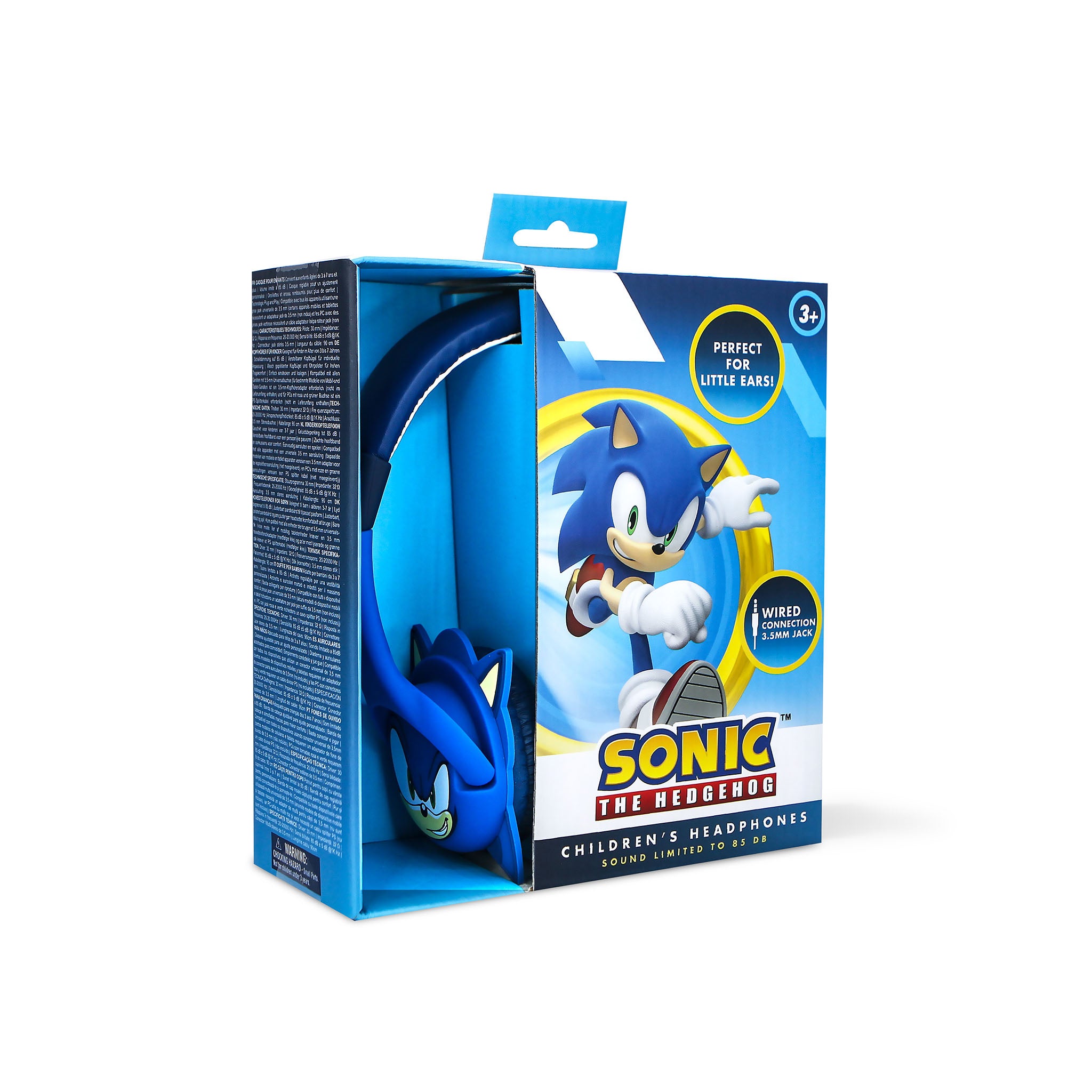 SEGA Sonic the Hedgehog Kids Headphones with Moulded Ears