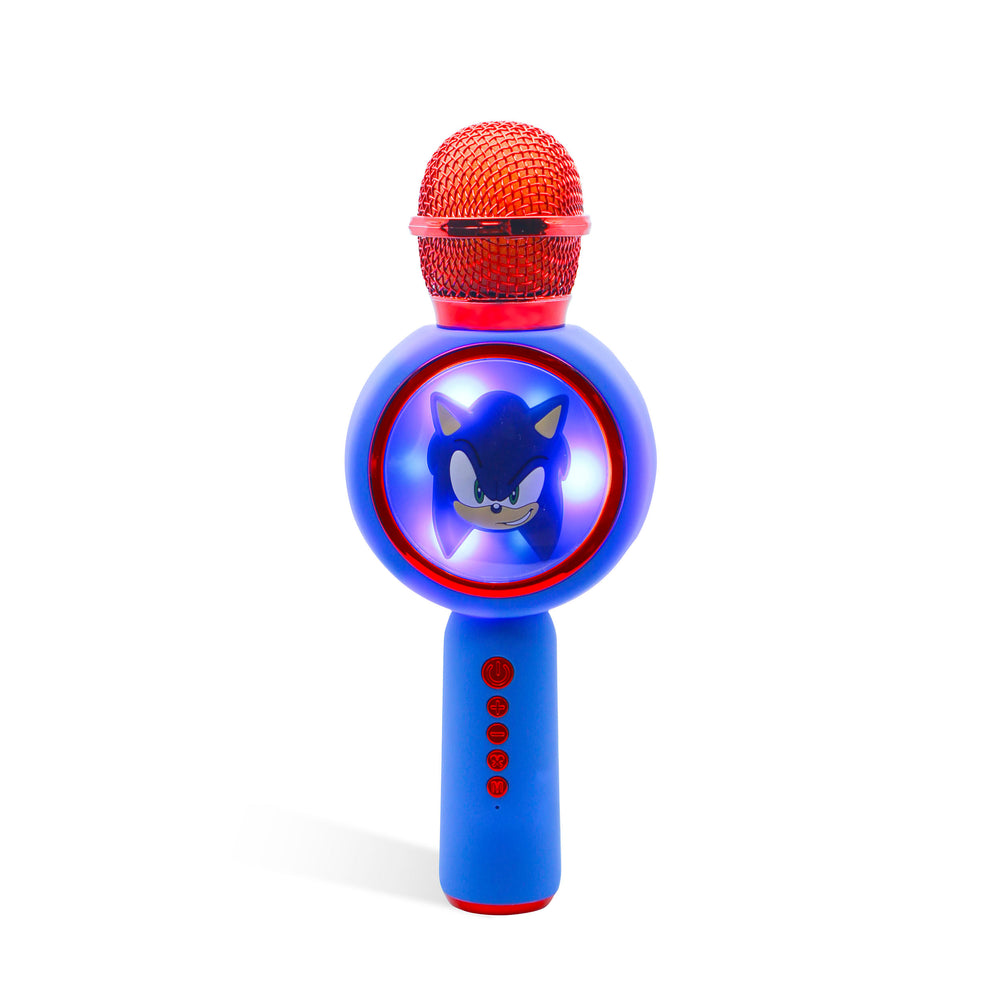 Sonic the Hedgehog PopSing LED Light Up Wireless Karaoke Microphone