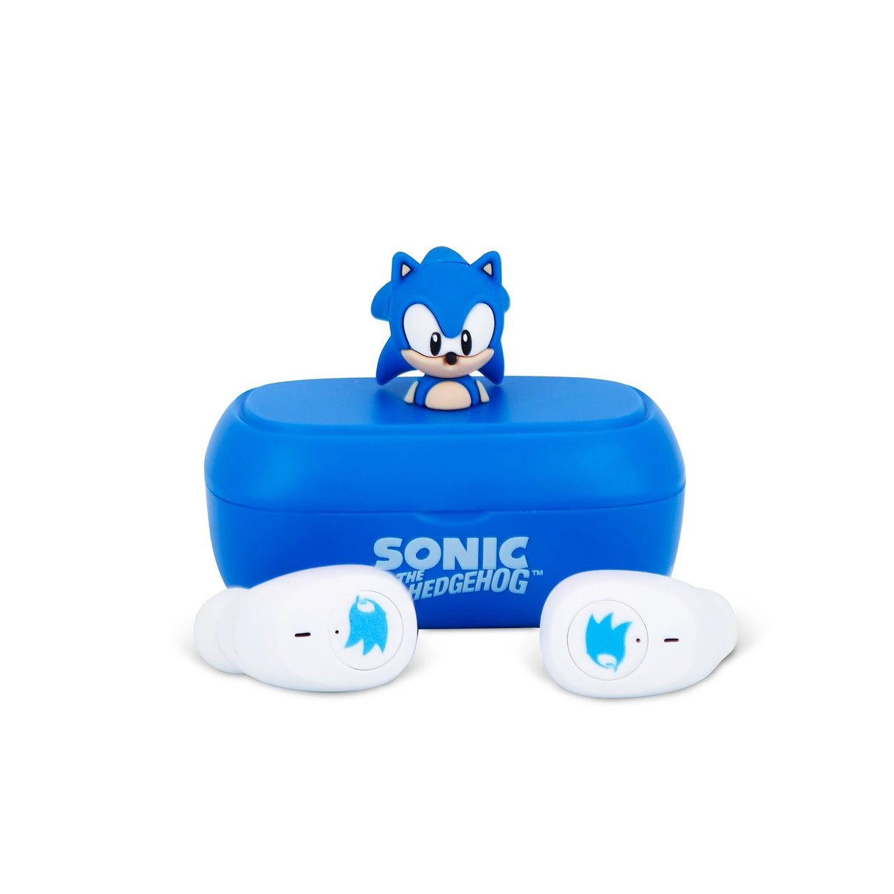 Sonic the Hedgehog 3D Character collectible TWS Earphones for Kids -Blue