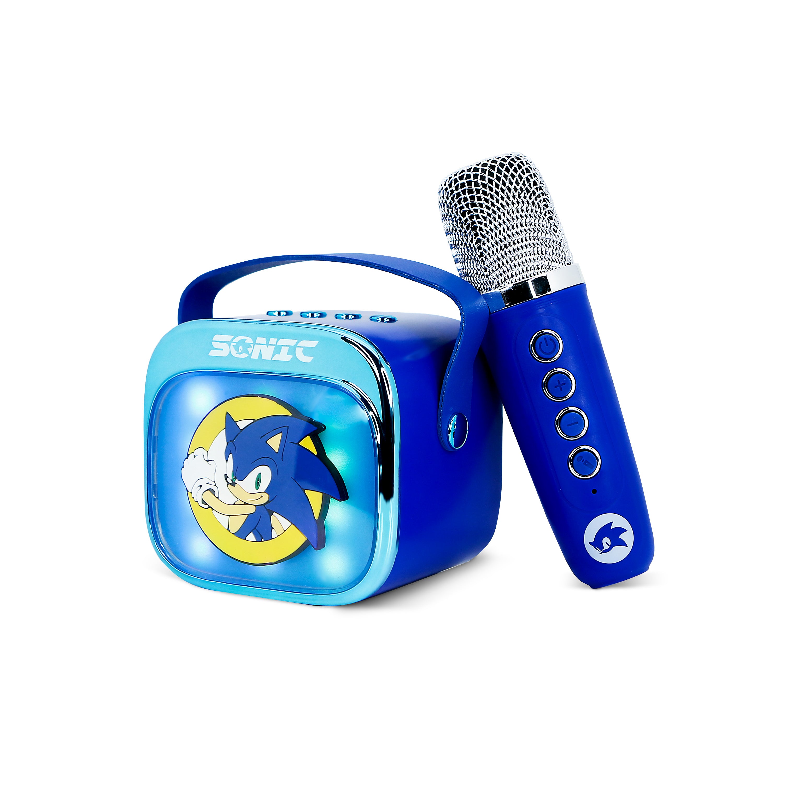 Sonic the Hedgehog PopSing LED Light-Up Wireless Karaoke Speaker & Microphone