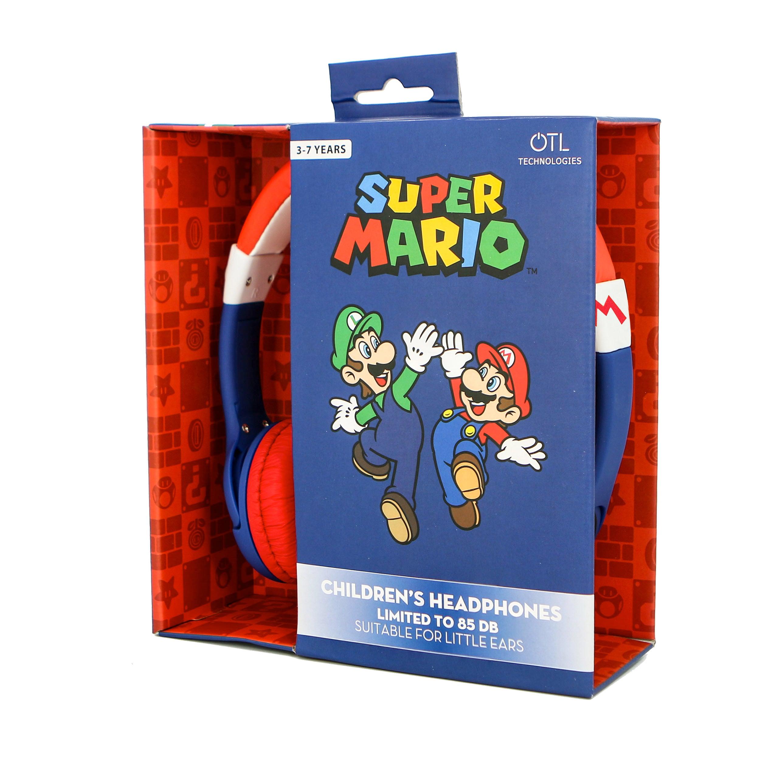 Nintendo Super Mario Kids Headphones - childrensheadphones.co.uk