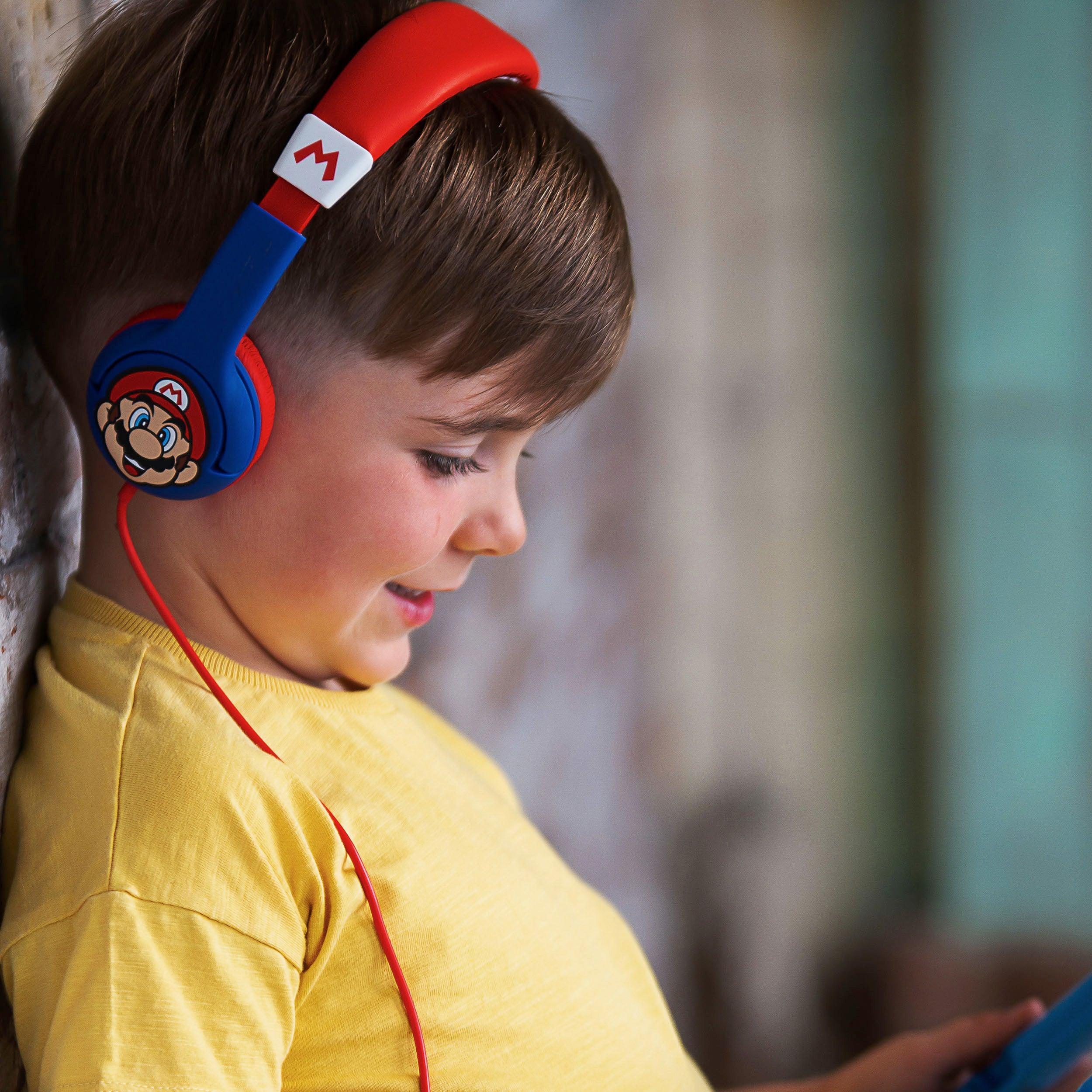 Nintendo Super Mario Kids Headphones - childrensheadphones.co.uk