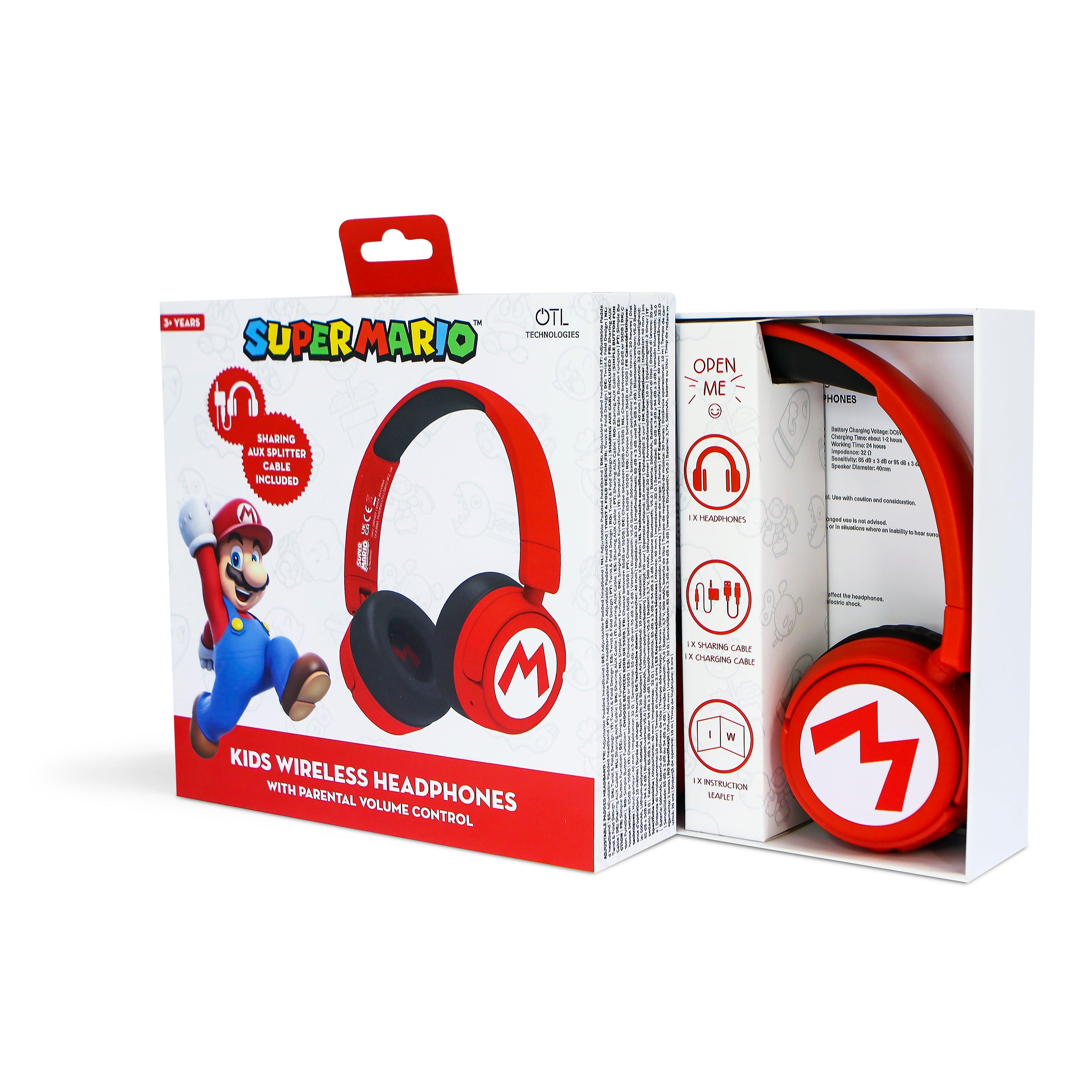 Super Mario Kids Wireless Headphones