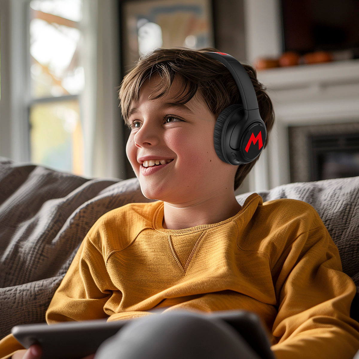 Super Mario LED Light Up Wireless Headphones