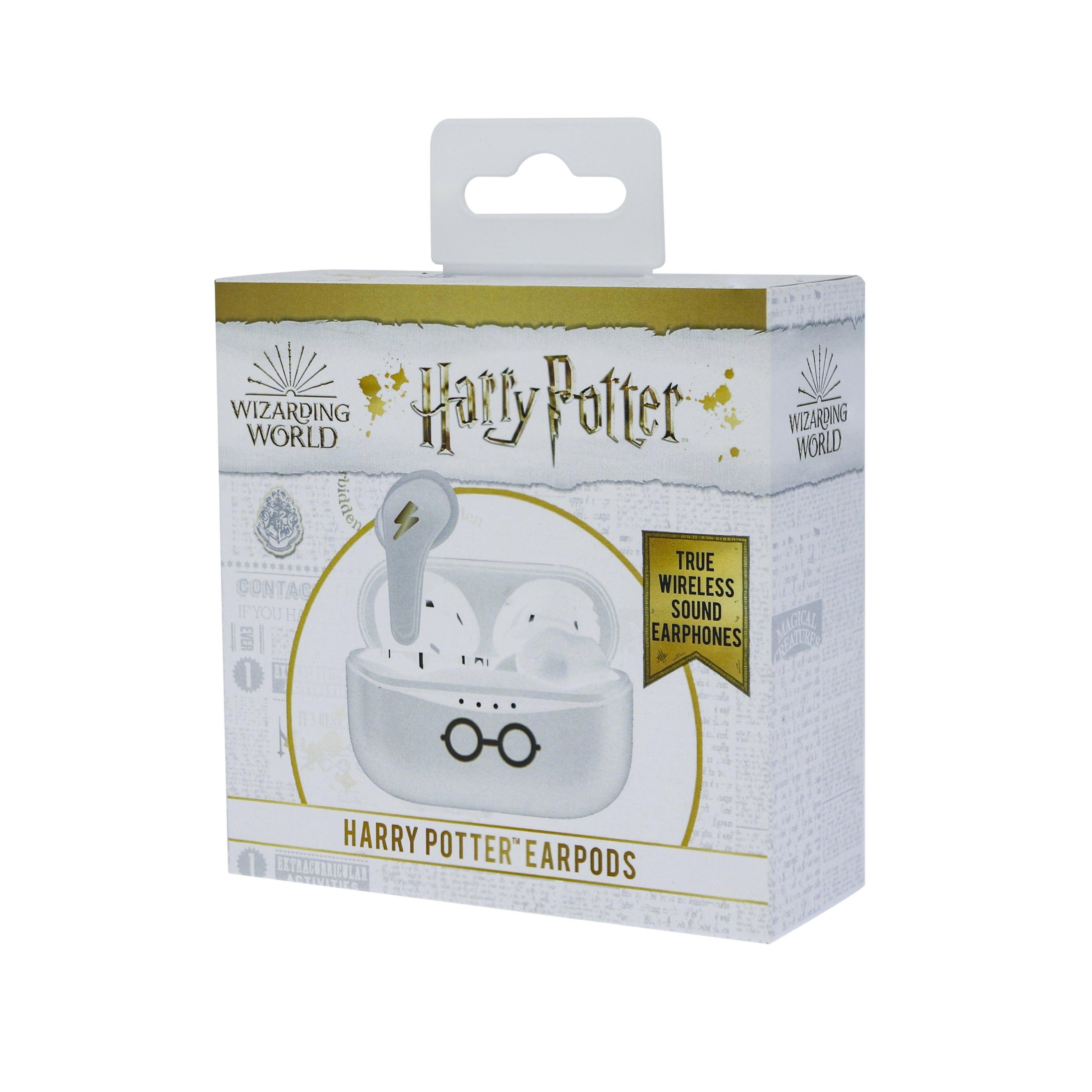 Harry Potter TWS Earphones White - childrensheadphones.co.uk