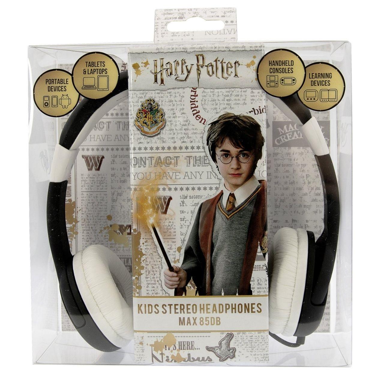 Harry Potter Hogwarts Kids Headphones - childrensheadphones.co.uk