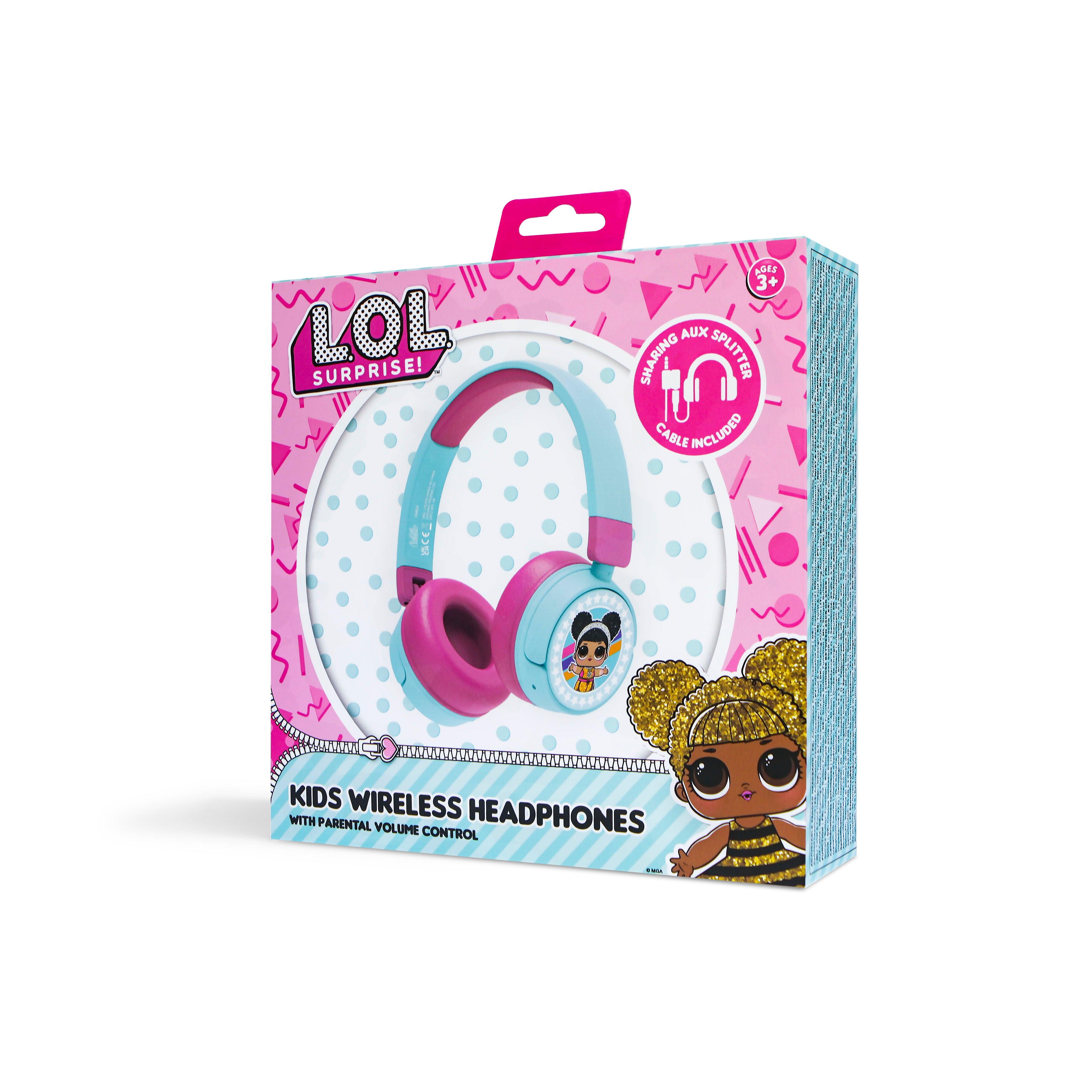 LOL Surprise! Kids Wireless Headphones - childrensheadphones.co.uk