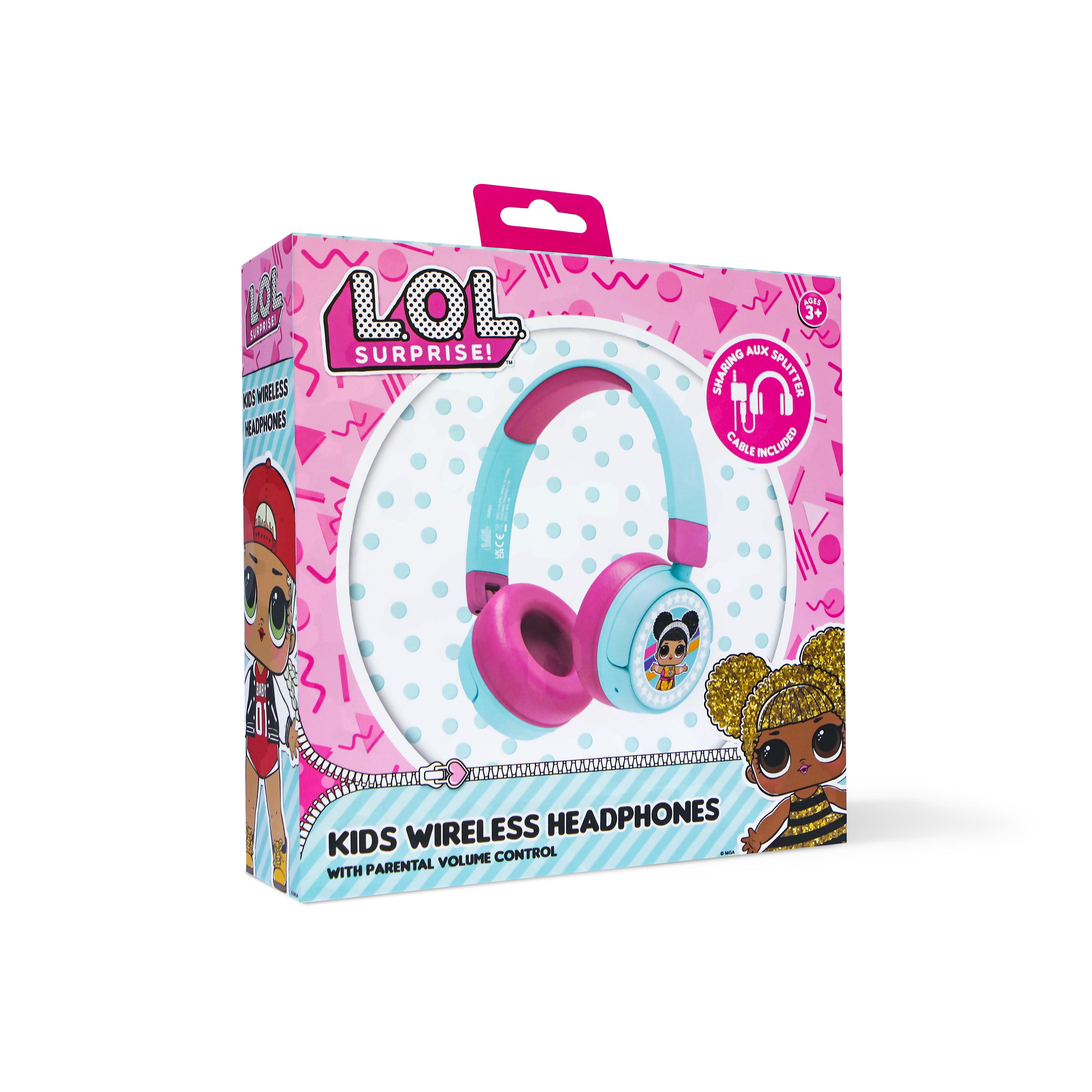 LOL Surprise! Kids Wireless Headphones - childrensheadphones.co.uk