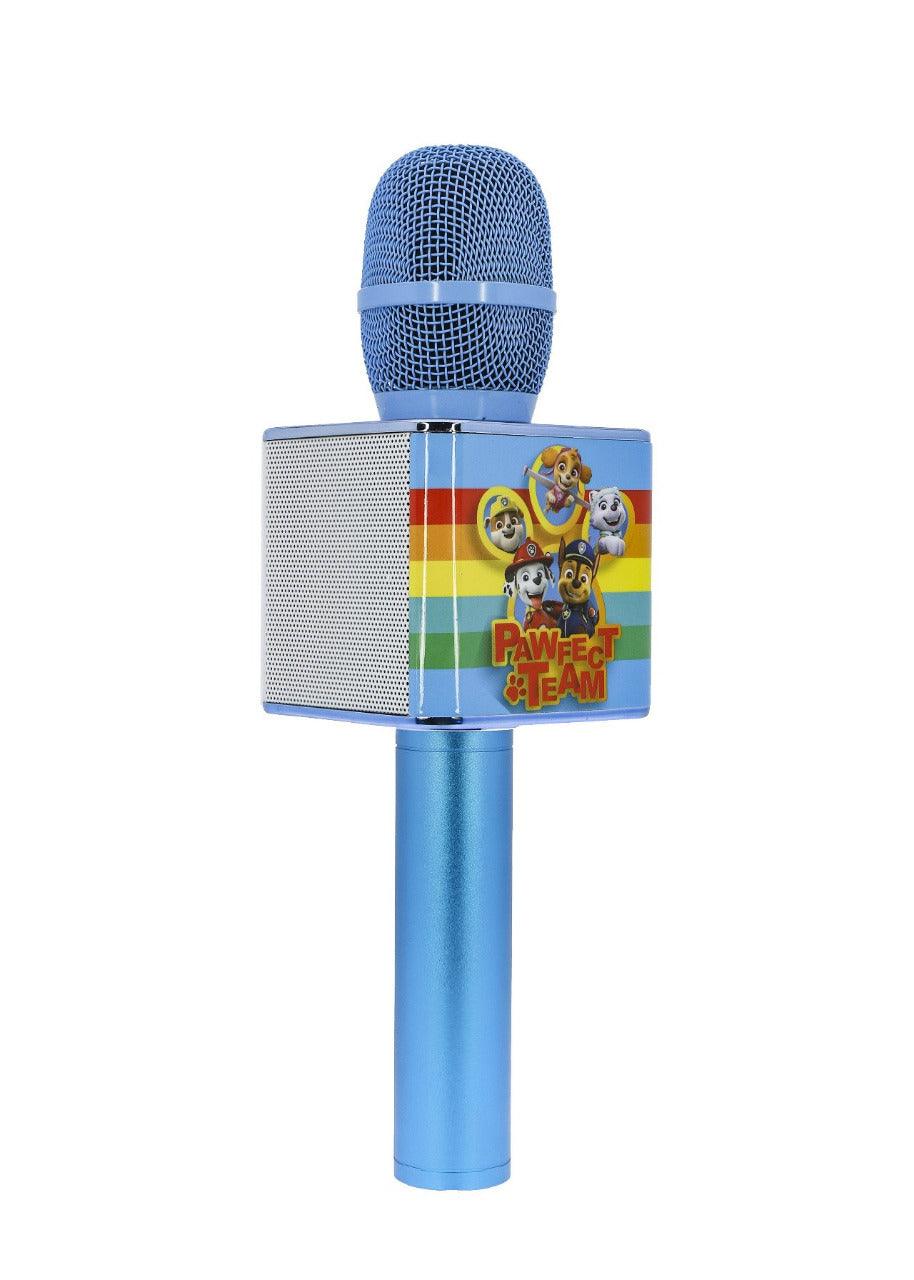 PAW Patrol Wireless Karaoke Microphone Blue - childrensheadphones.co.uk