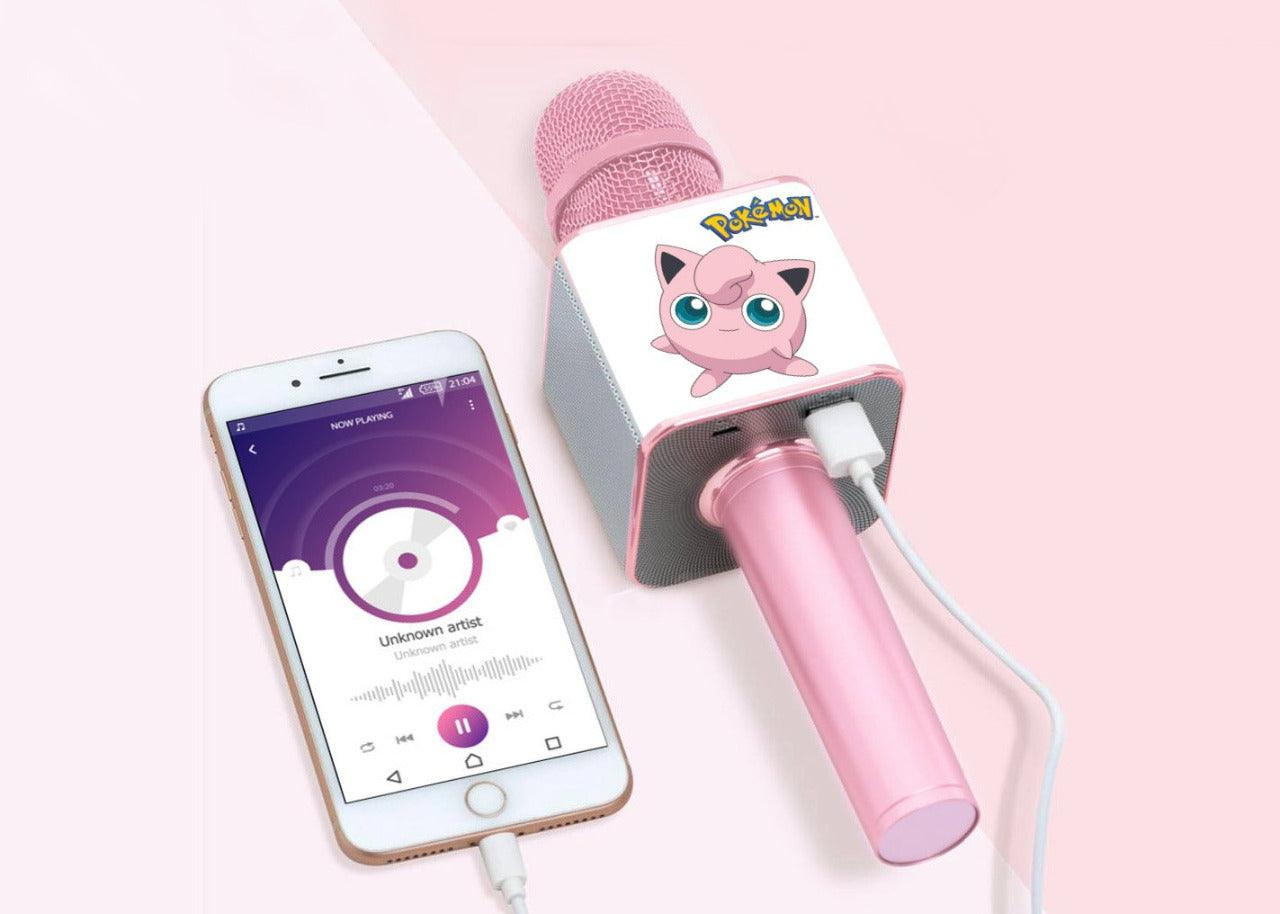 Pokemon Jiggly Puff Wireless Karaoke Microphone - childrensheadphones.co.uk