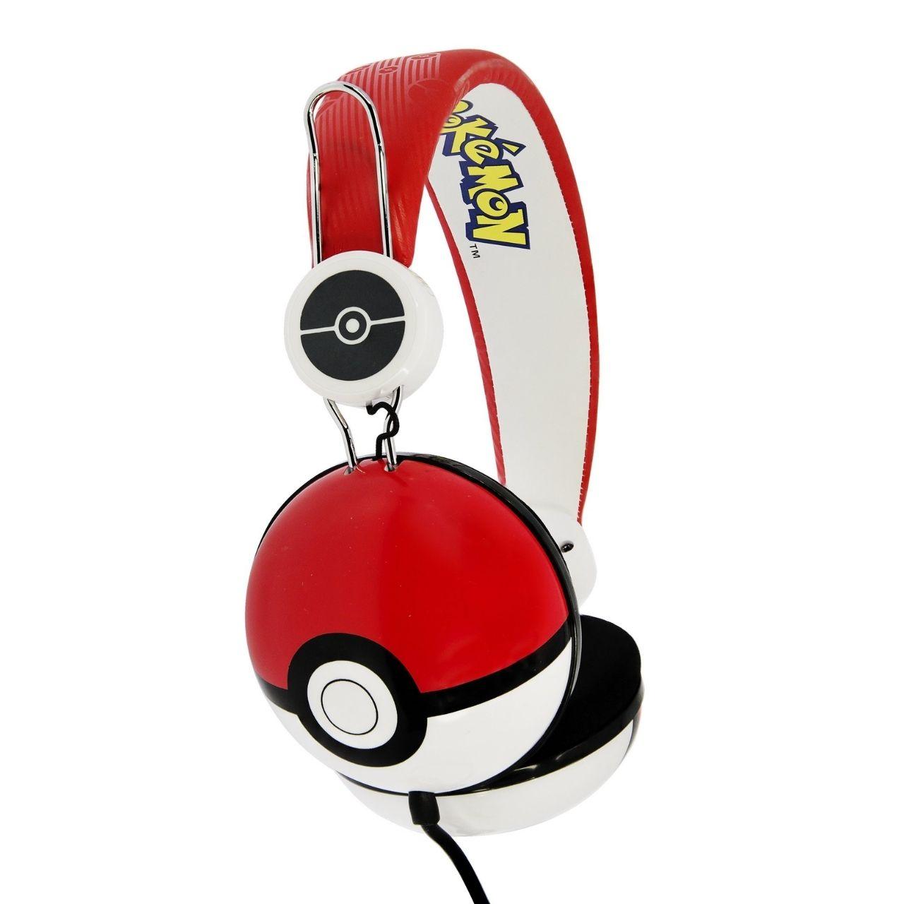 Pokemon Pokeball Headphones - childrensheadphones.co.uk