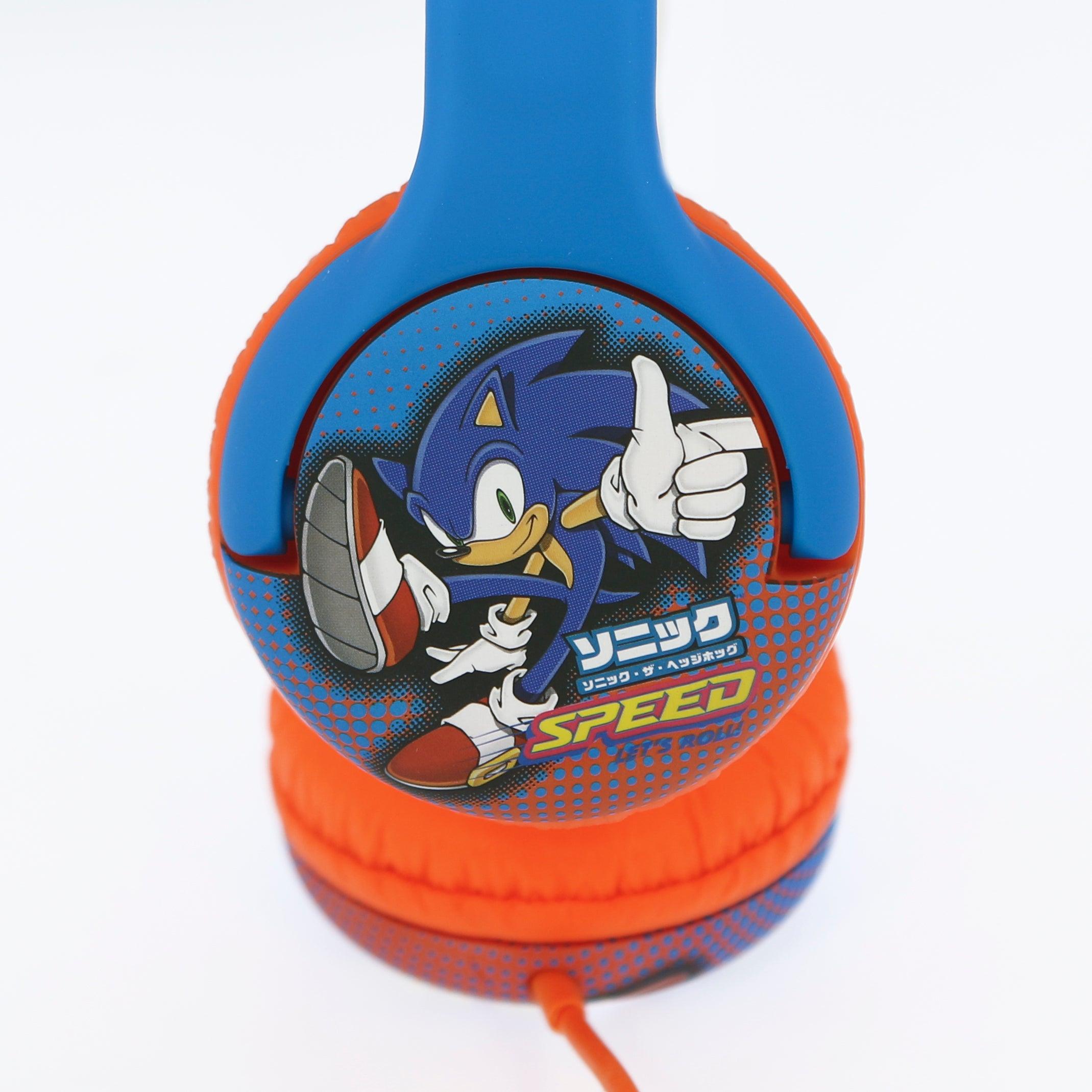 SEGA Sonic The Hedgehog Kids Headphones - childrensheadphones.co.uk