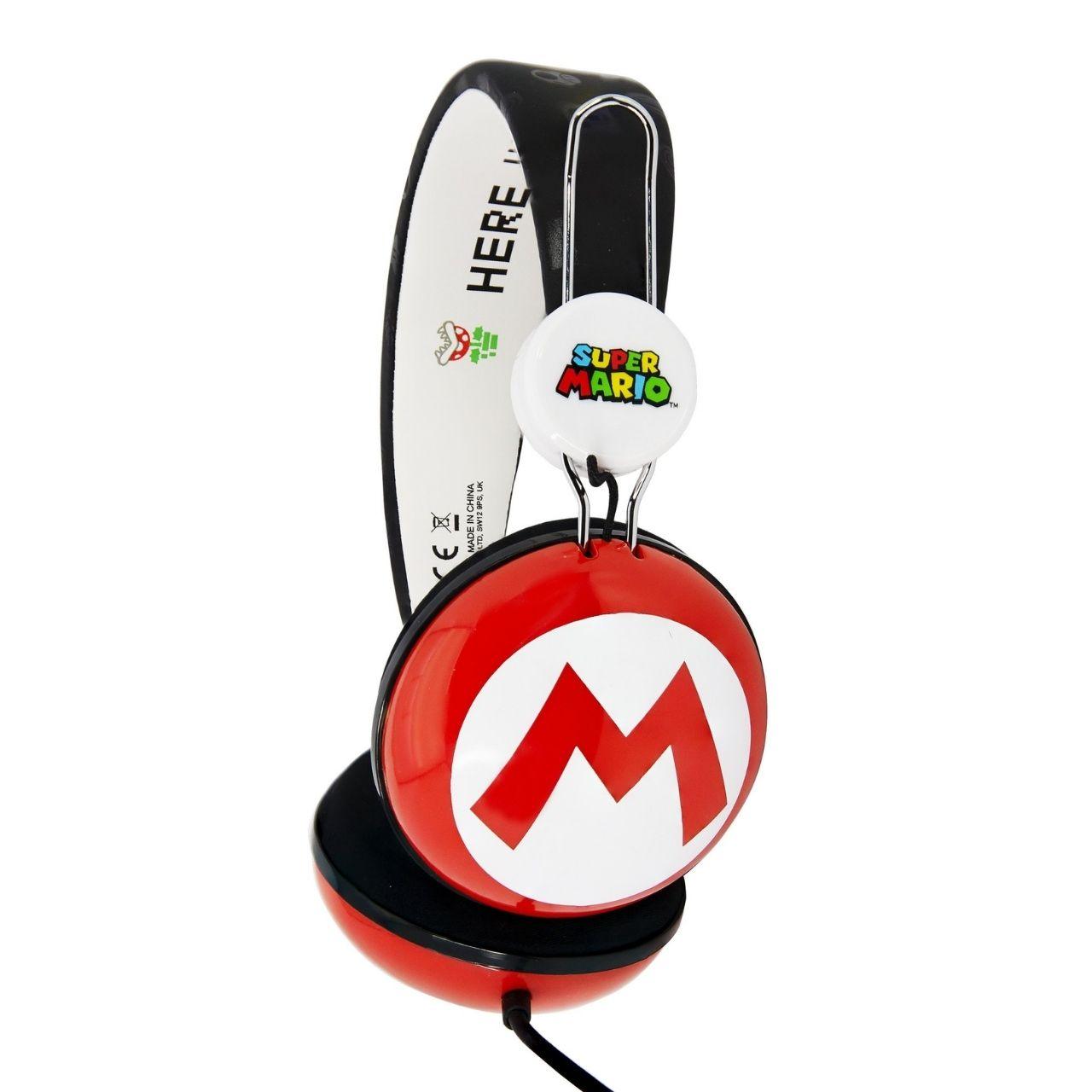Nintendo Super Mario Headphones - childrensheadphones.co.uk